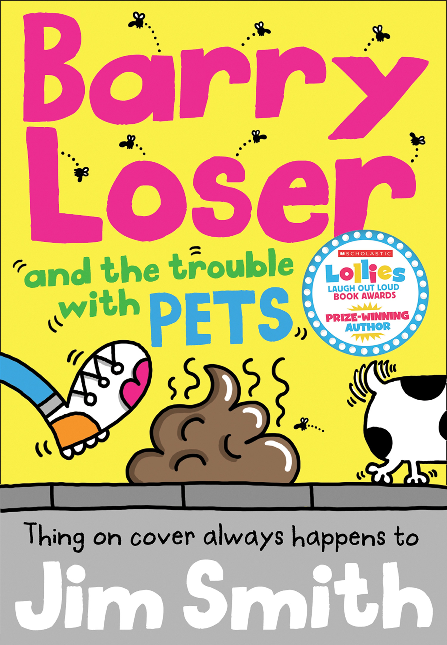 Обложка книги «Barry Loser and the trouble with pets»