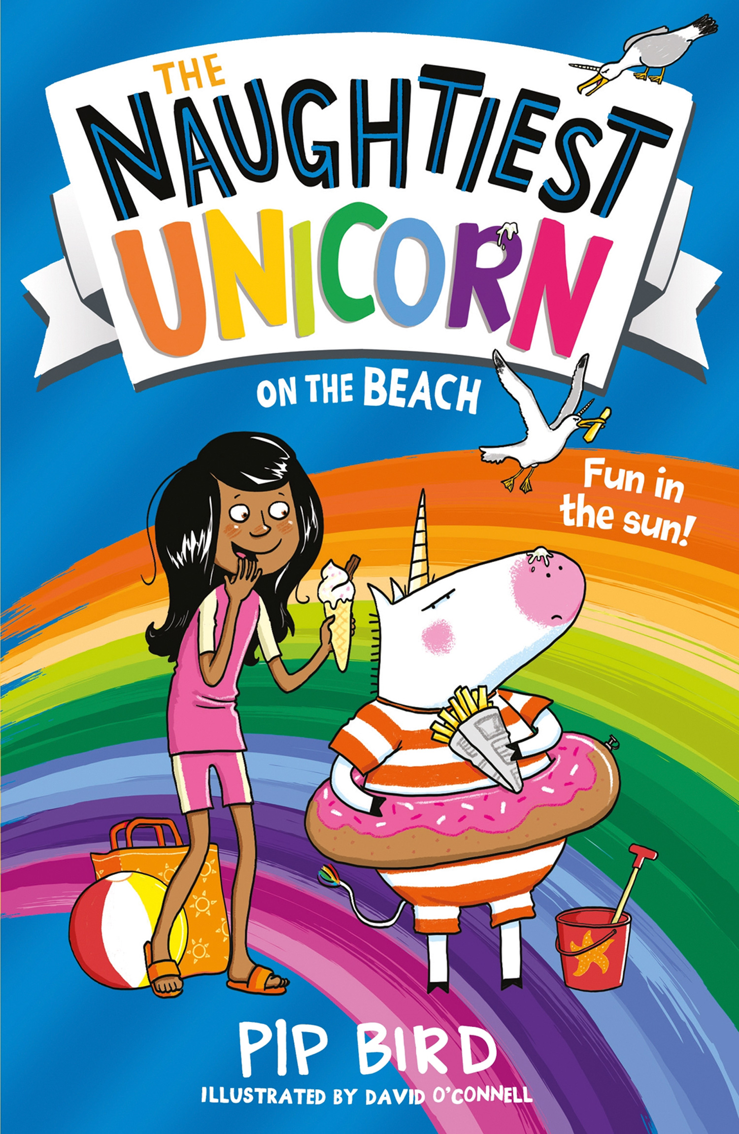 Обложка книги «The Naughtiest Unicorn on the Beach»