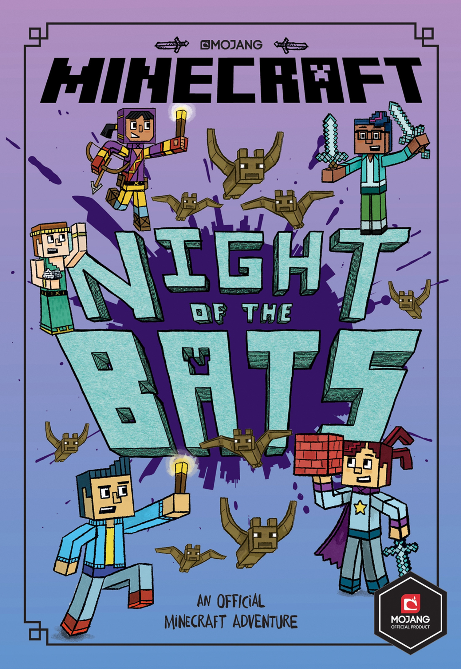 Обложка книги «Minecraft: Night of the Bats (Minecraft Woodsword Chronicles #2)»