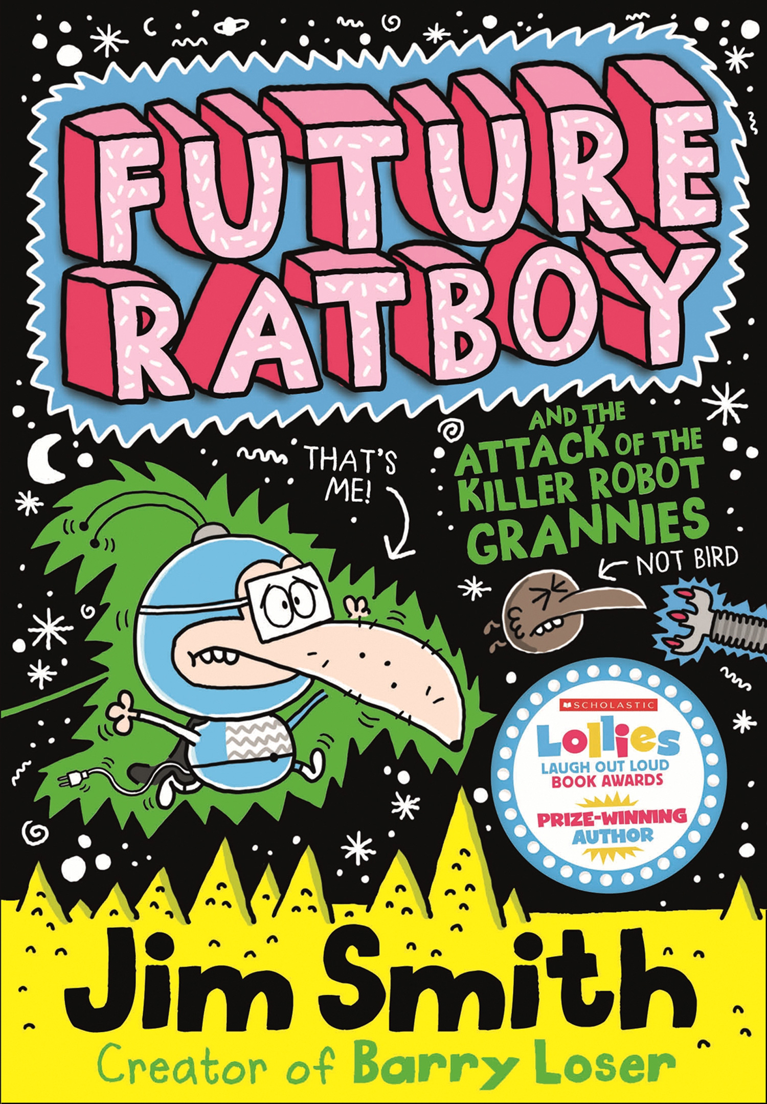 Обложка книги «Future Ratboy and the Attack of the Killer Robot Grannies»