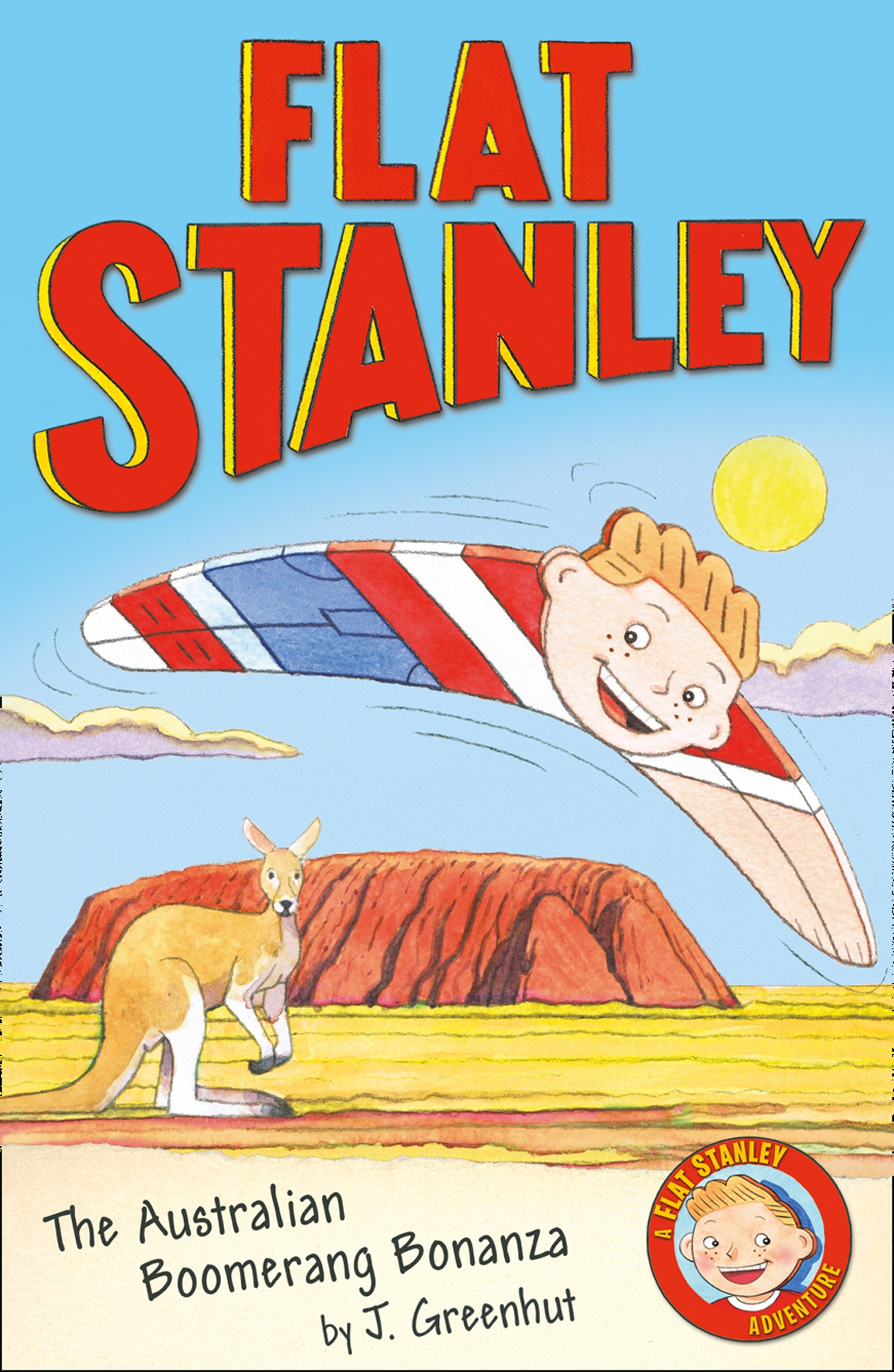 Обложка книги «Jeff Brown's Flat Stanley: The Australian Boomerang Bonanza»