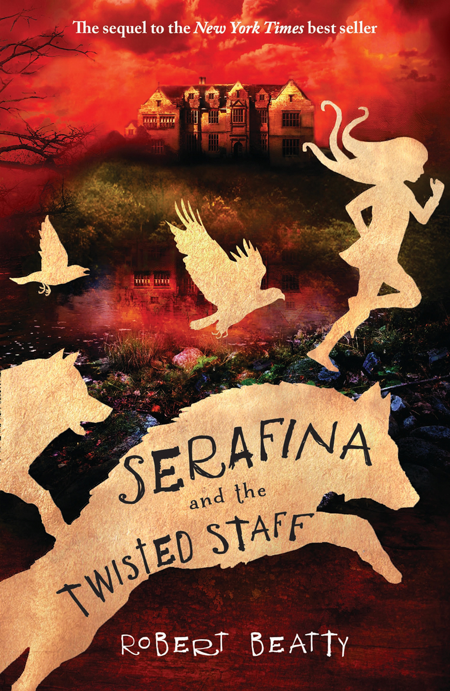 Обложка книги «Serafina and the Twisted Staff»