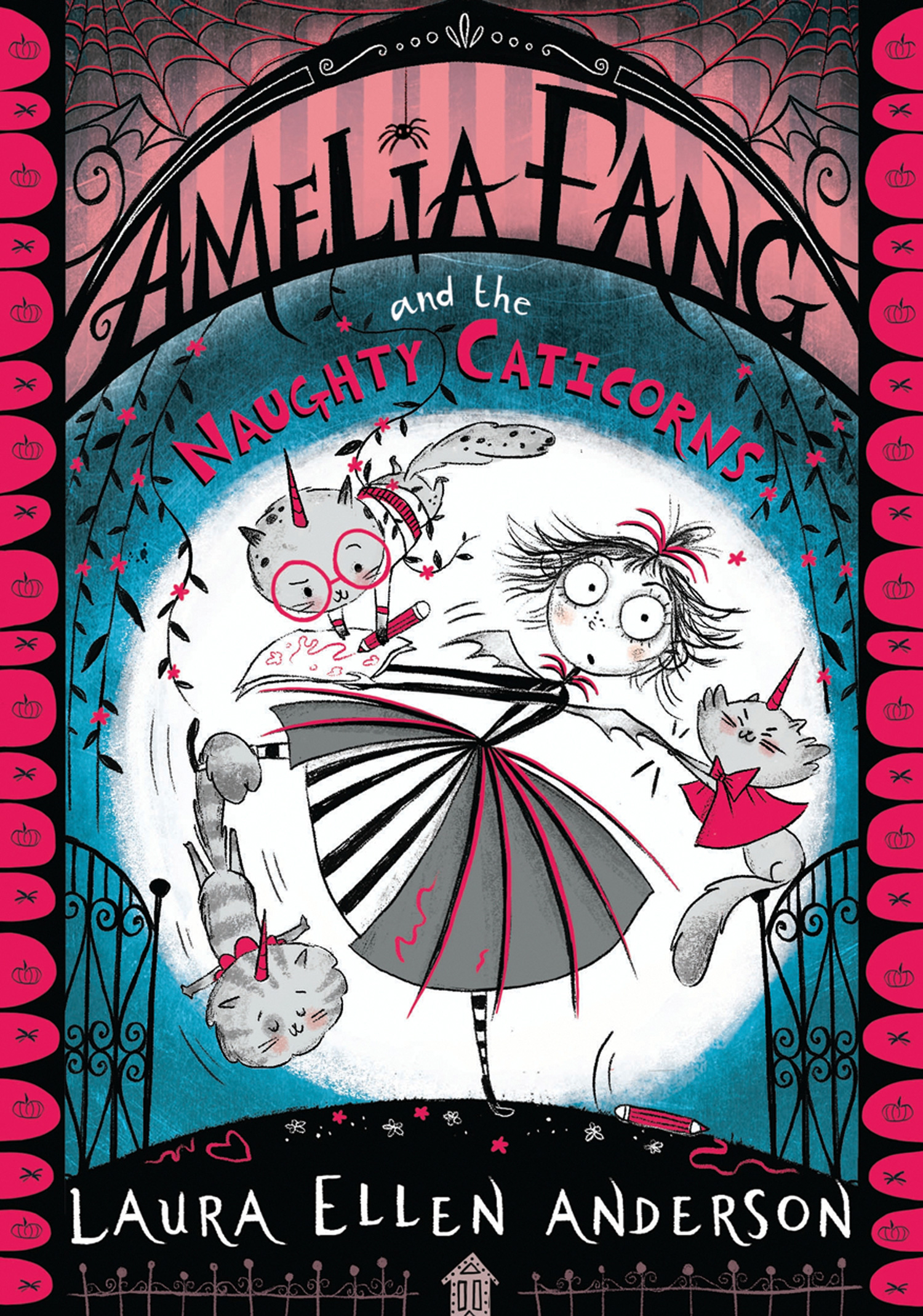 Обложка книги «Amelia Fang and the Naughty Caticorns»