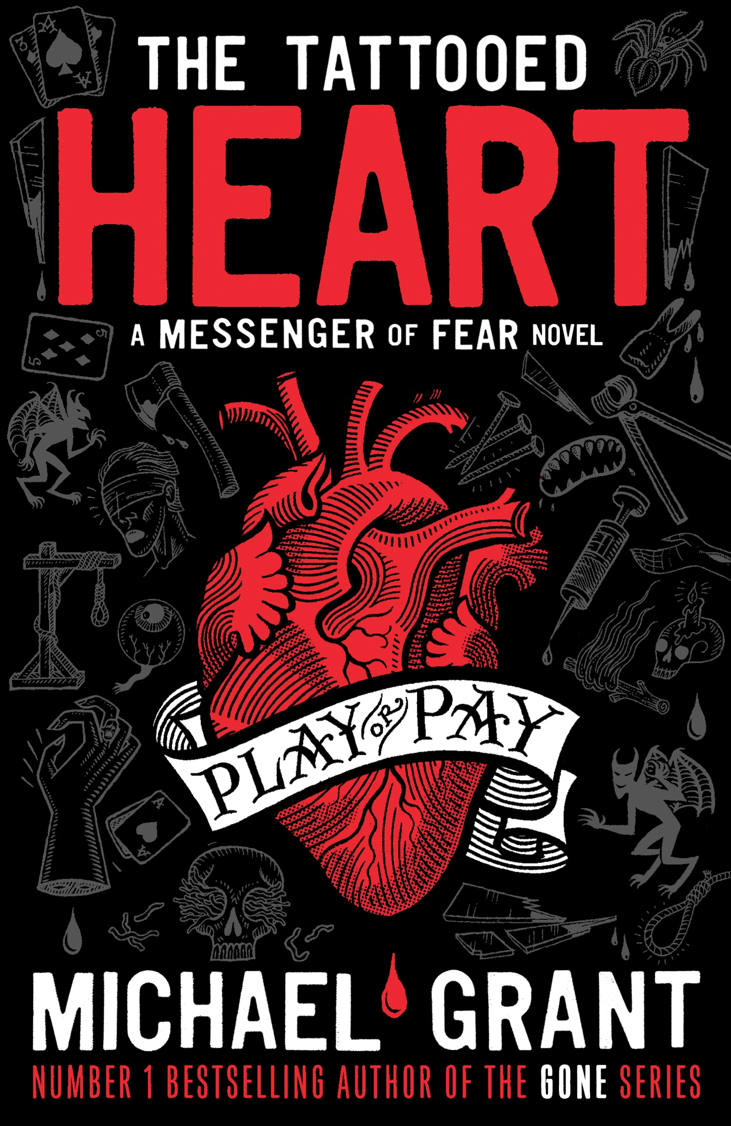 Обложка книги «The Tattooed Heart: A Messenger of Fear Novel»