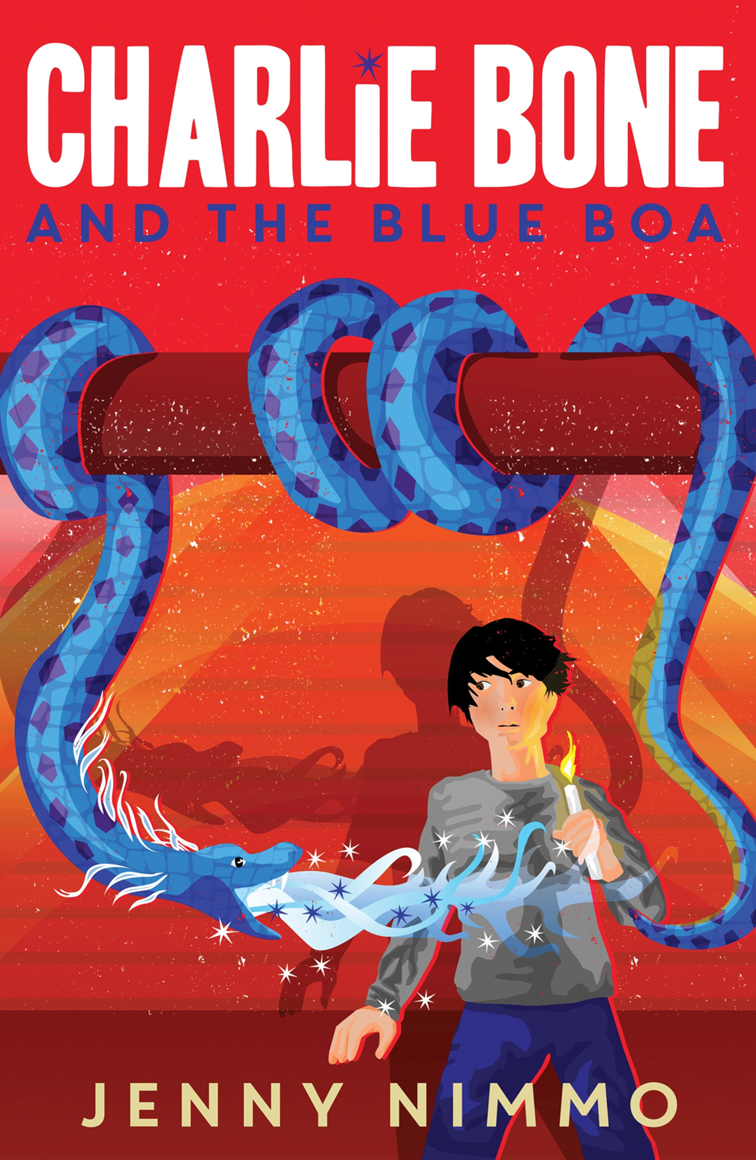 Обложка книги «Charlie Bone and the Blue Boa»
