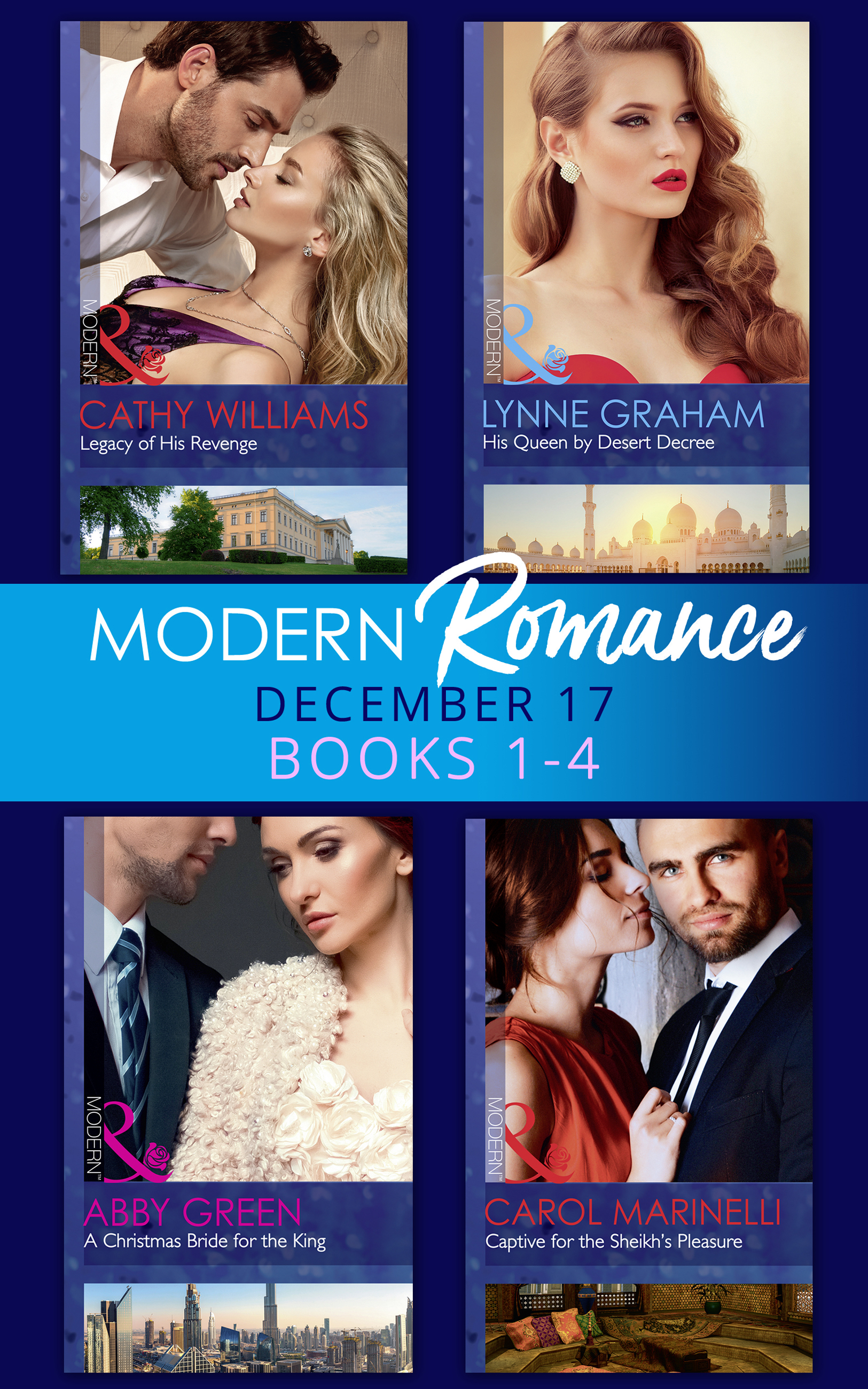 Обложка книги «Modern Romance Collection: December 2017 Books 1 - 4»