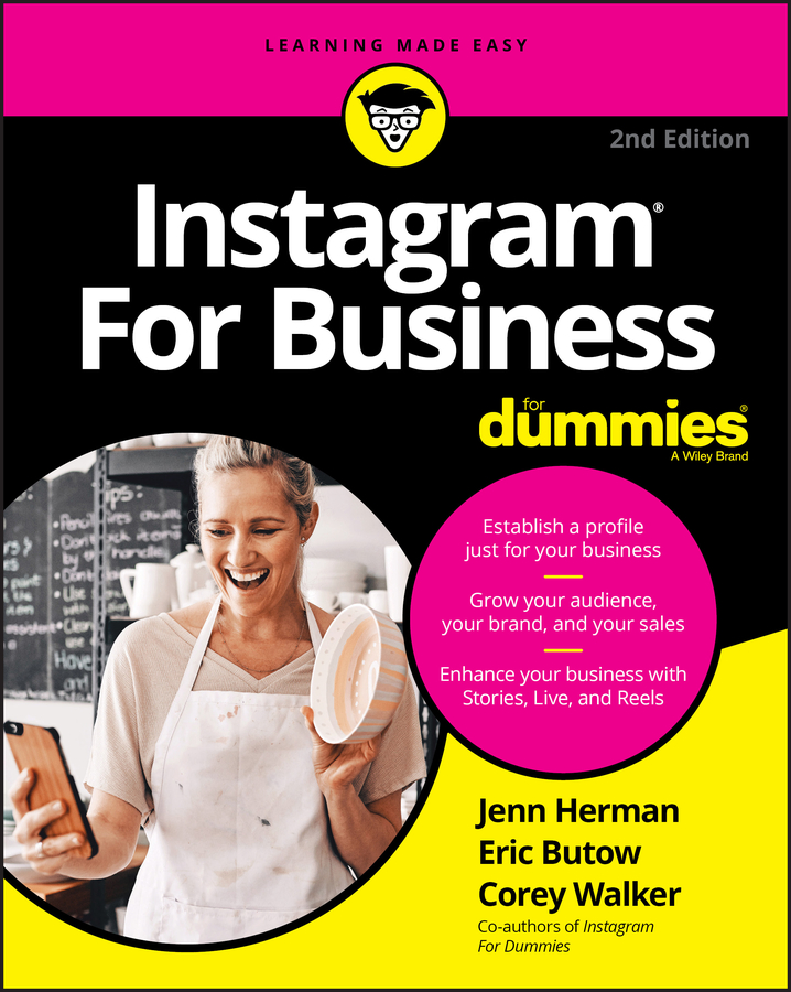 Обложка книги «Instagram For Business For Dummies»