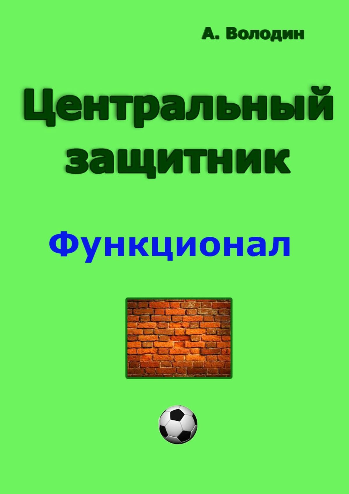 Обложка книги «Центральный защитник»