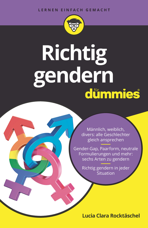 Обложка книги «Richtig gendern für Dummies»