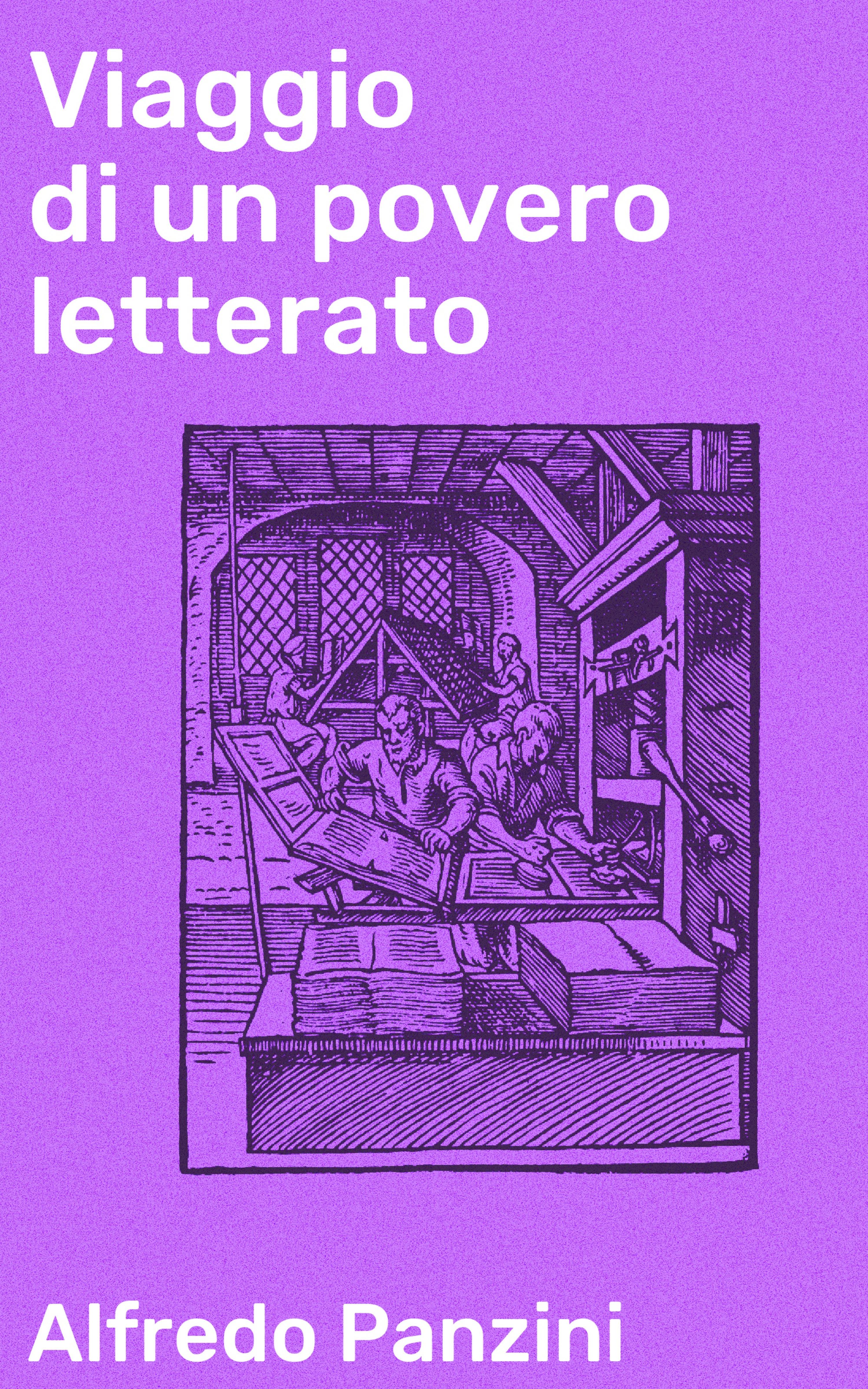 Обложка книги «Viaggio di un povero letterato»