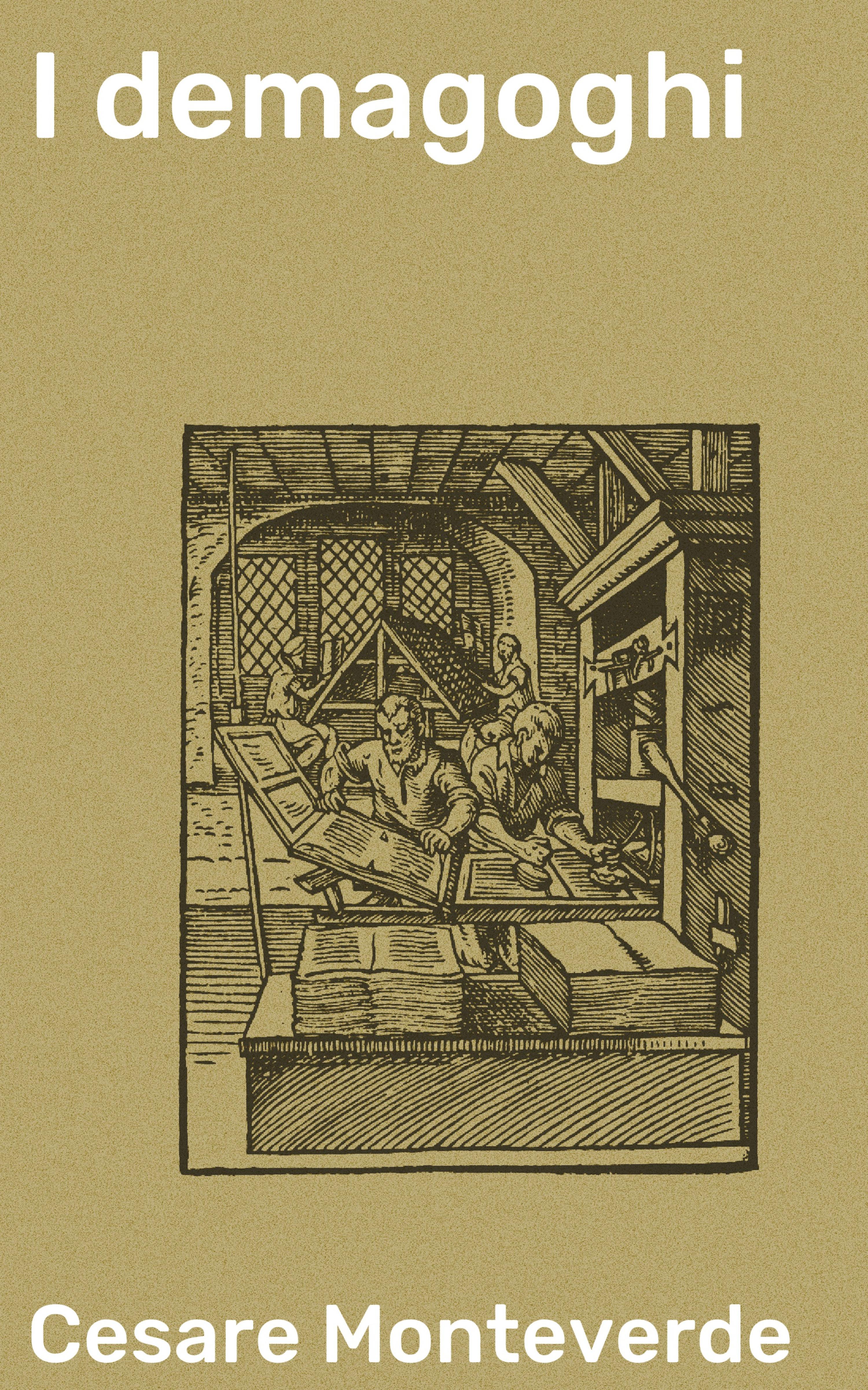 Обложка книги «I demagoghi»