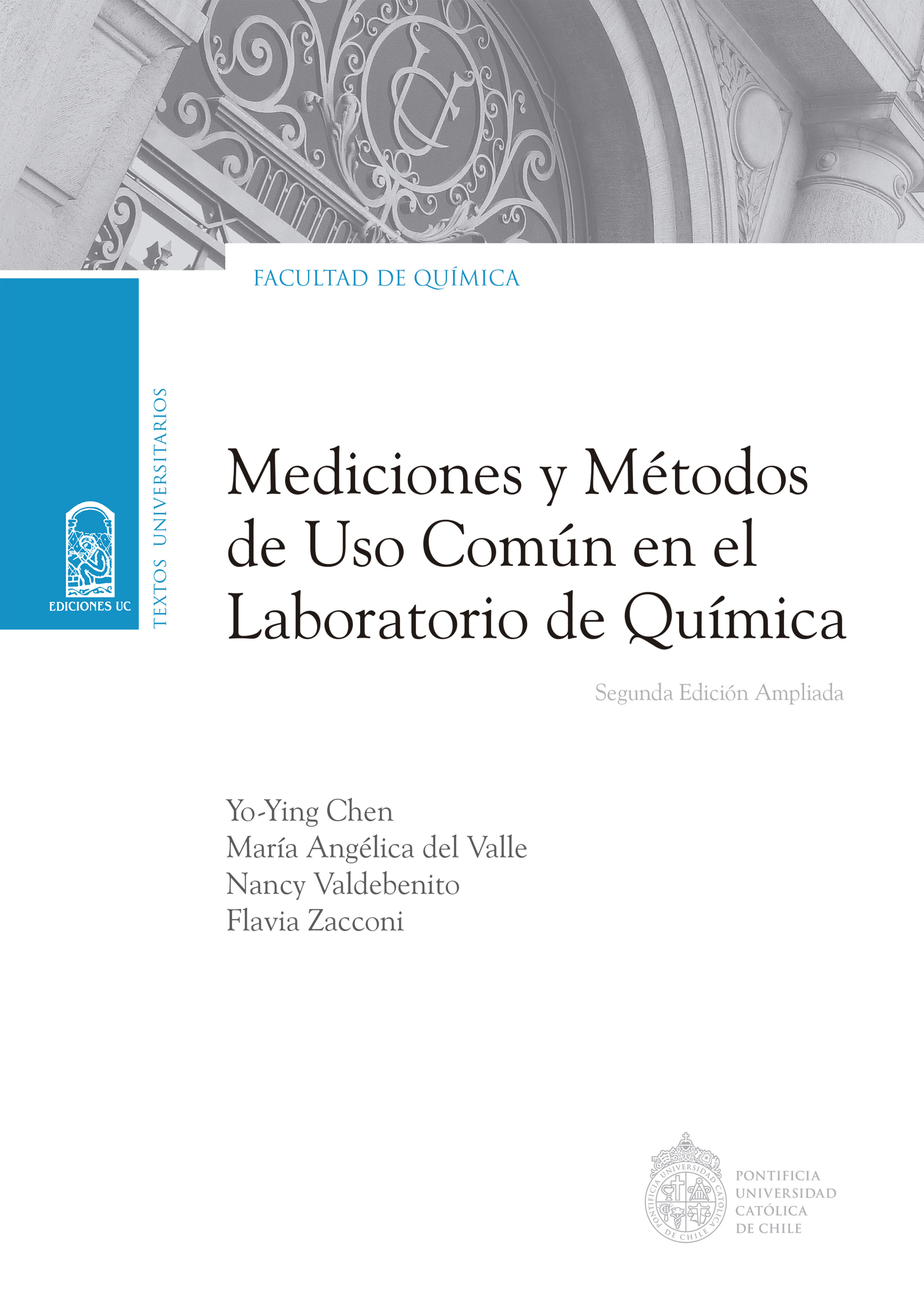 Обложка книги «Mediciones y métodos de uso común en el laboratorio de Química»