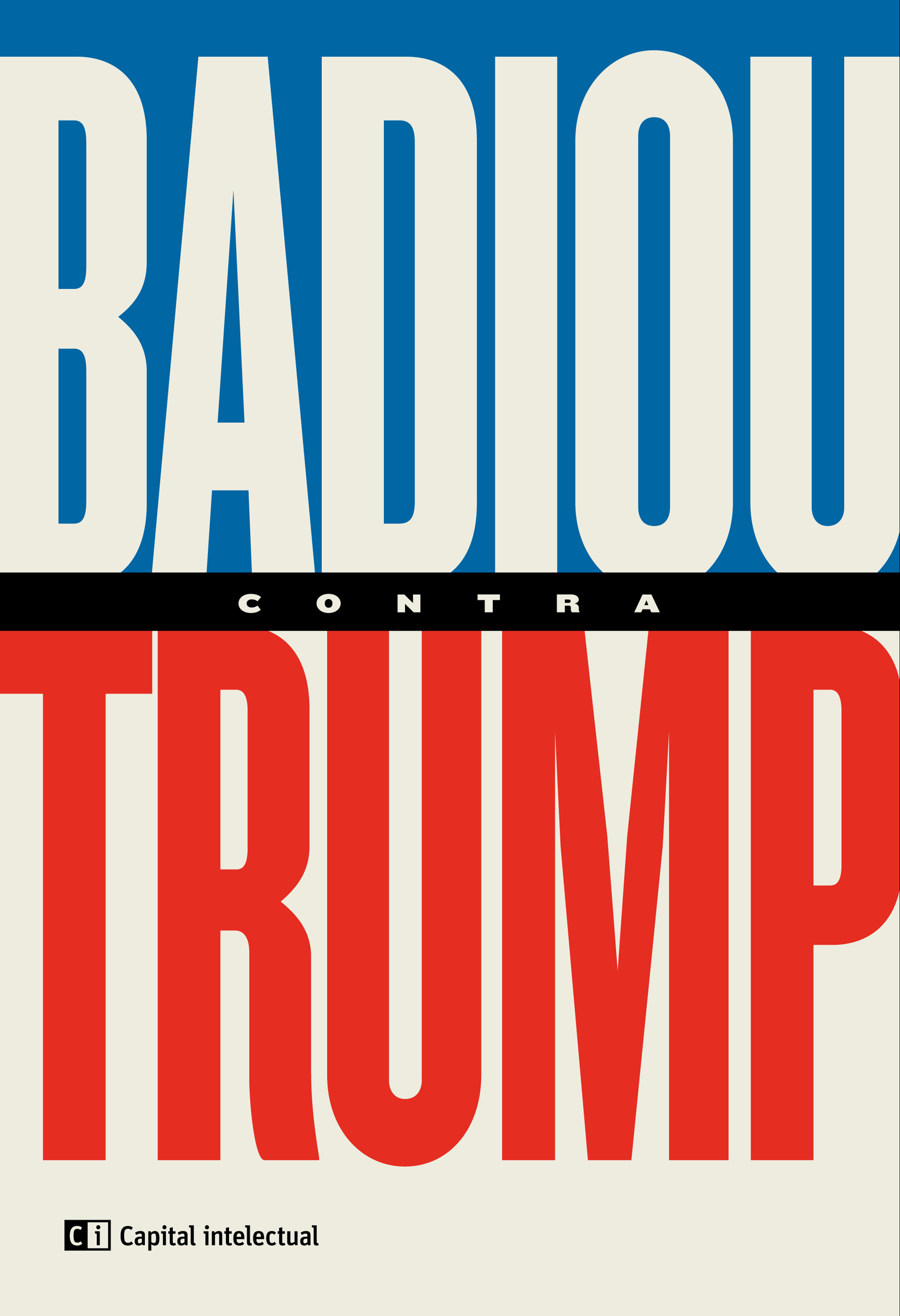 Обложка книги «Badiou contra Trump»
