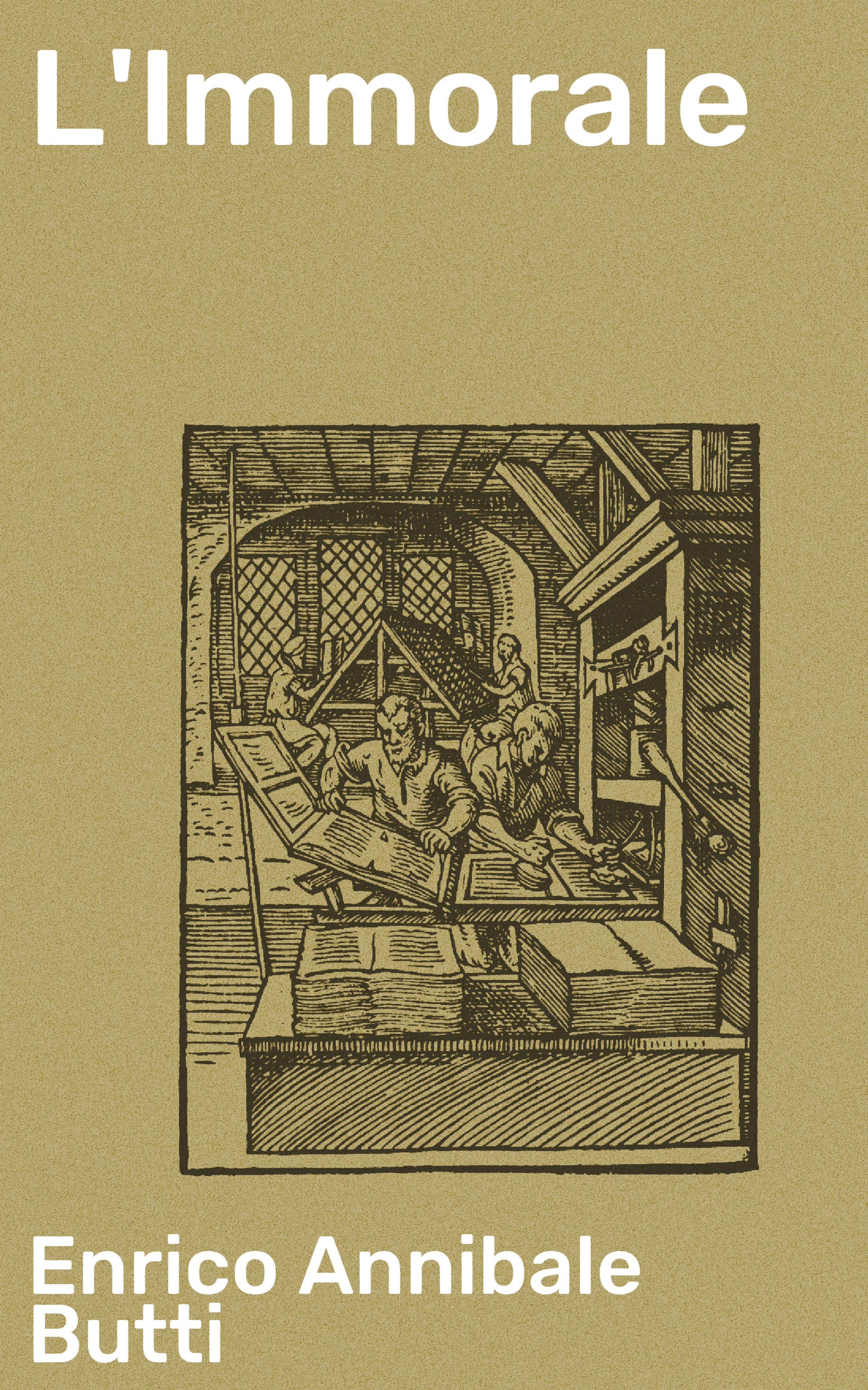 Обложка книги «L'Immorale»