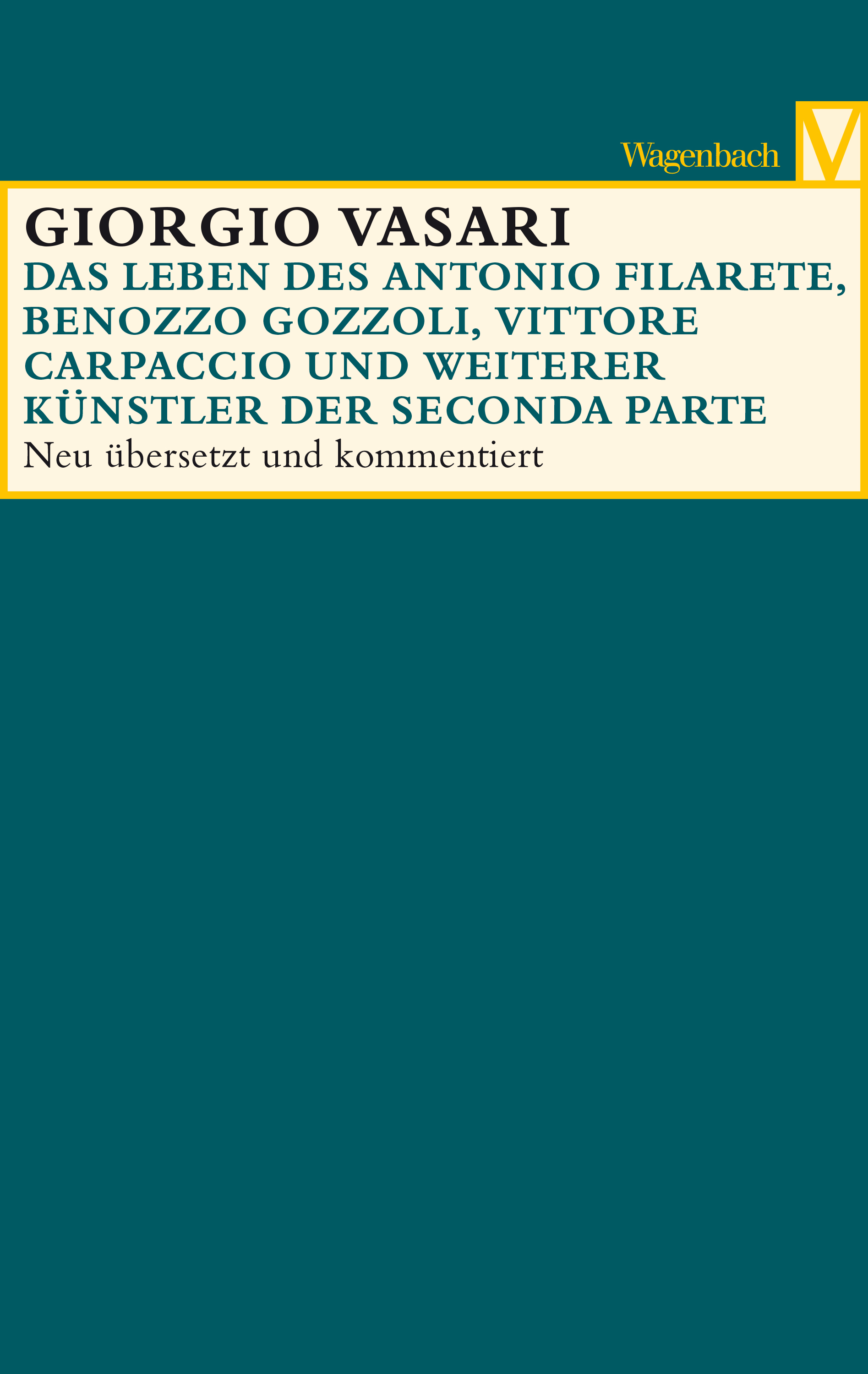 Обложка книги «Das Leben des Antonio Filarete, Benozzo Gozzoli, Vittore Carpaccio und weiterer Künstler»
