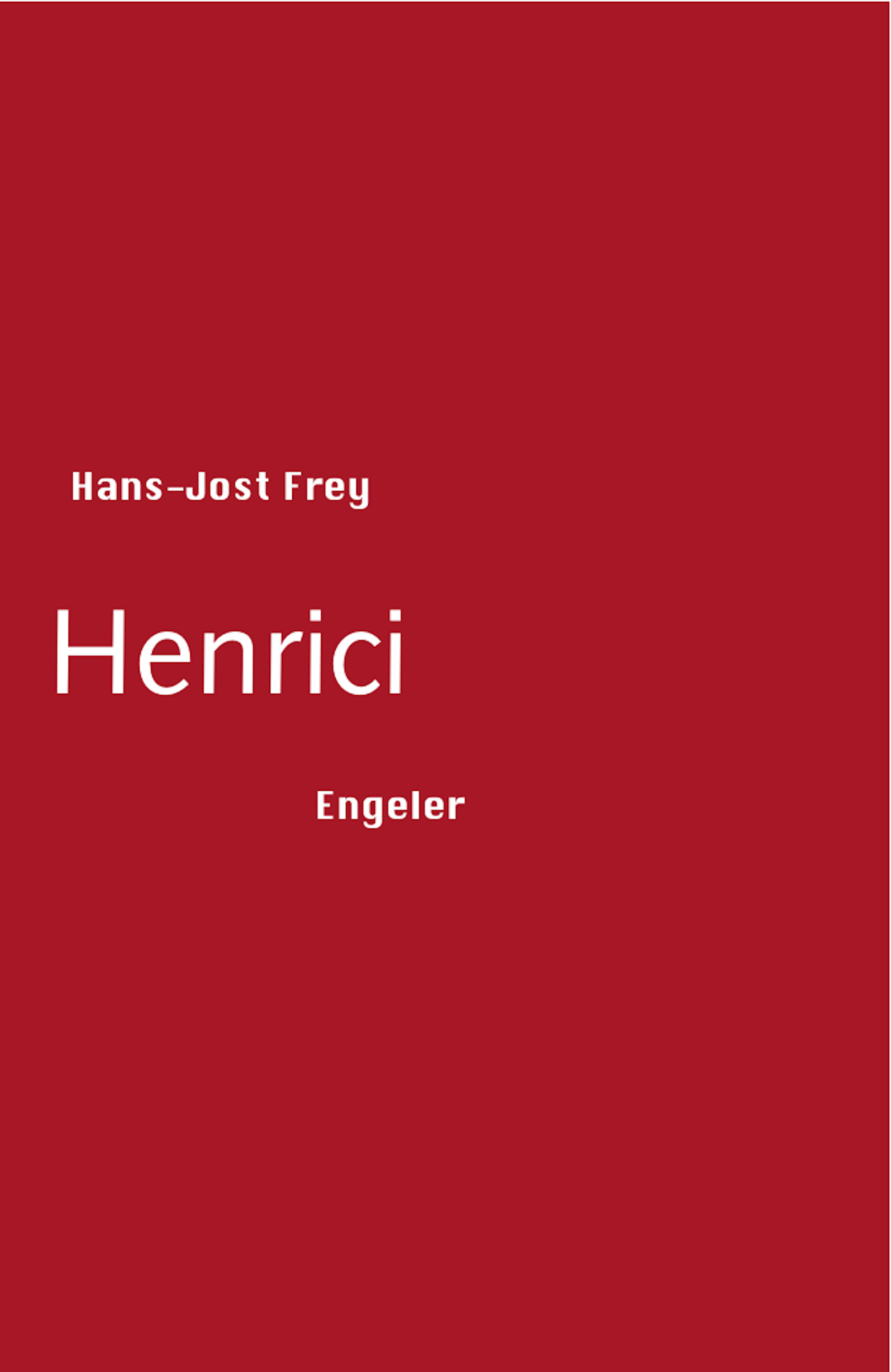 Обложка книги «Henrici»