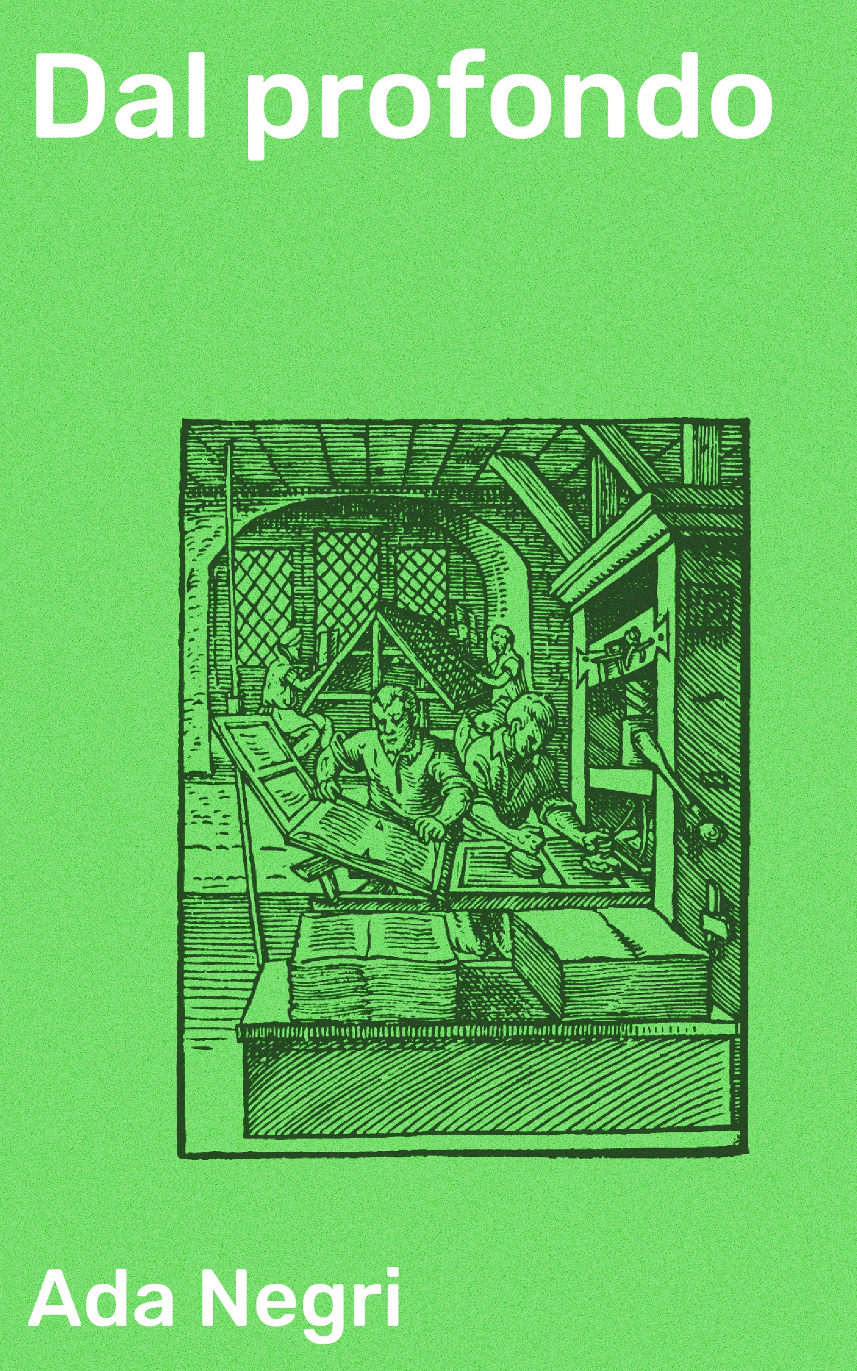 Обложка книги «Dal profondo»