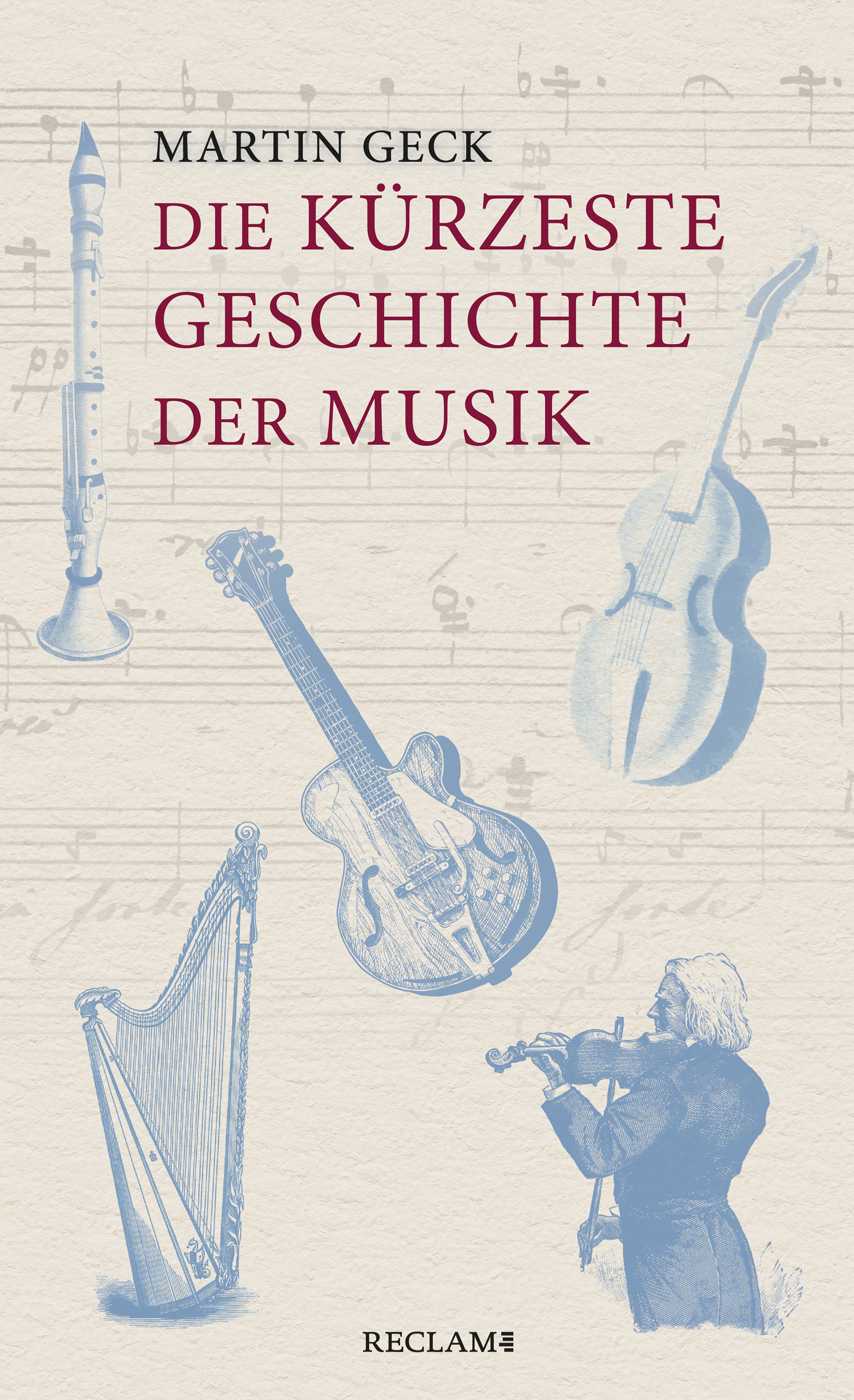 Обложка книги «Die kürzeste Geschichte der Musik»