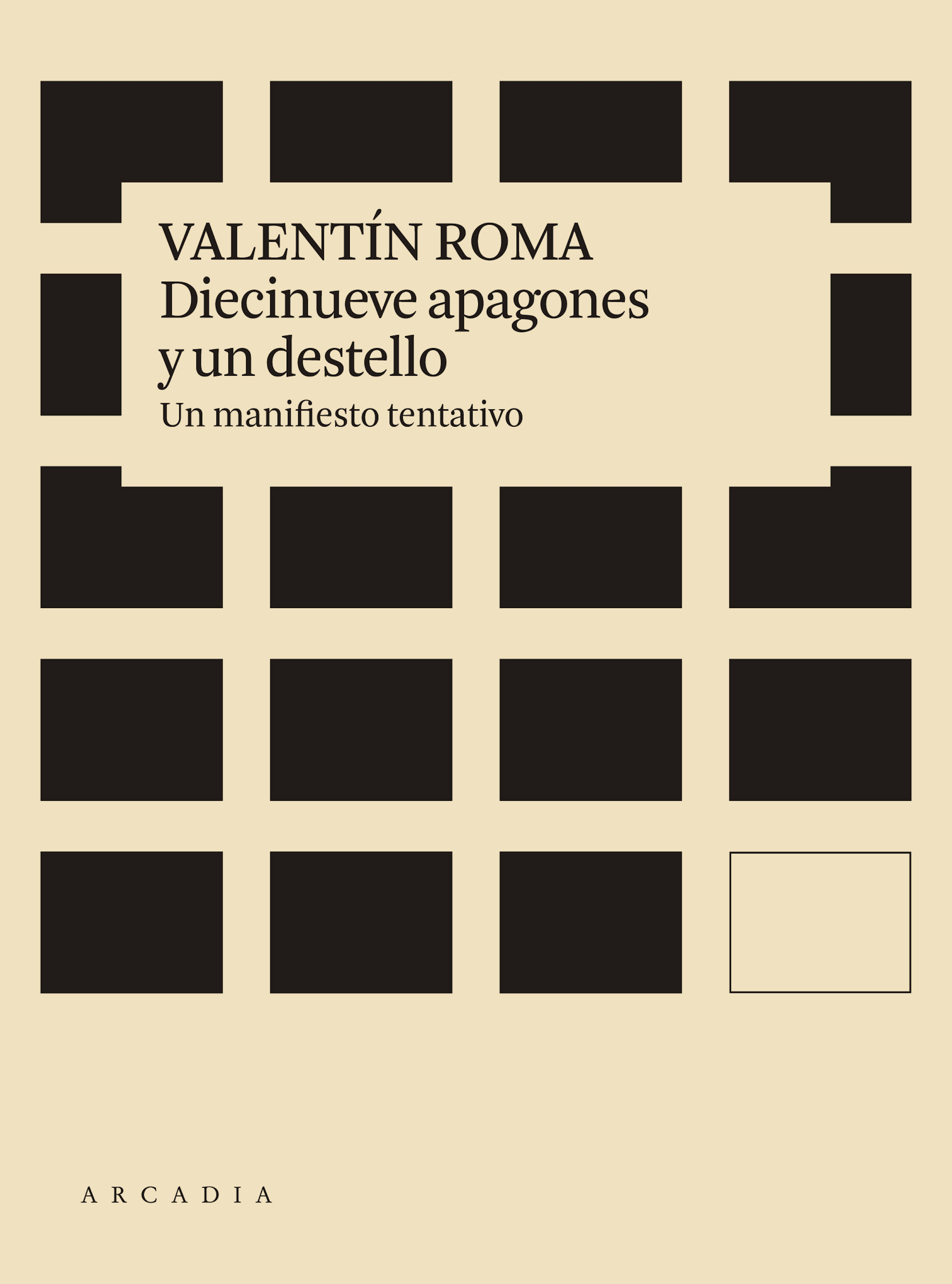 Обложка книги «Diecinueve apagones y un destello»