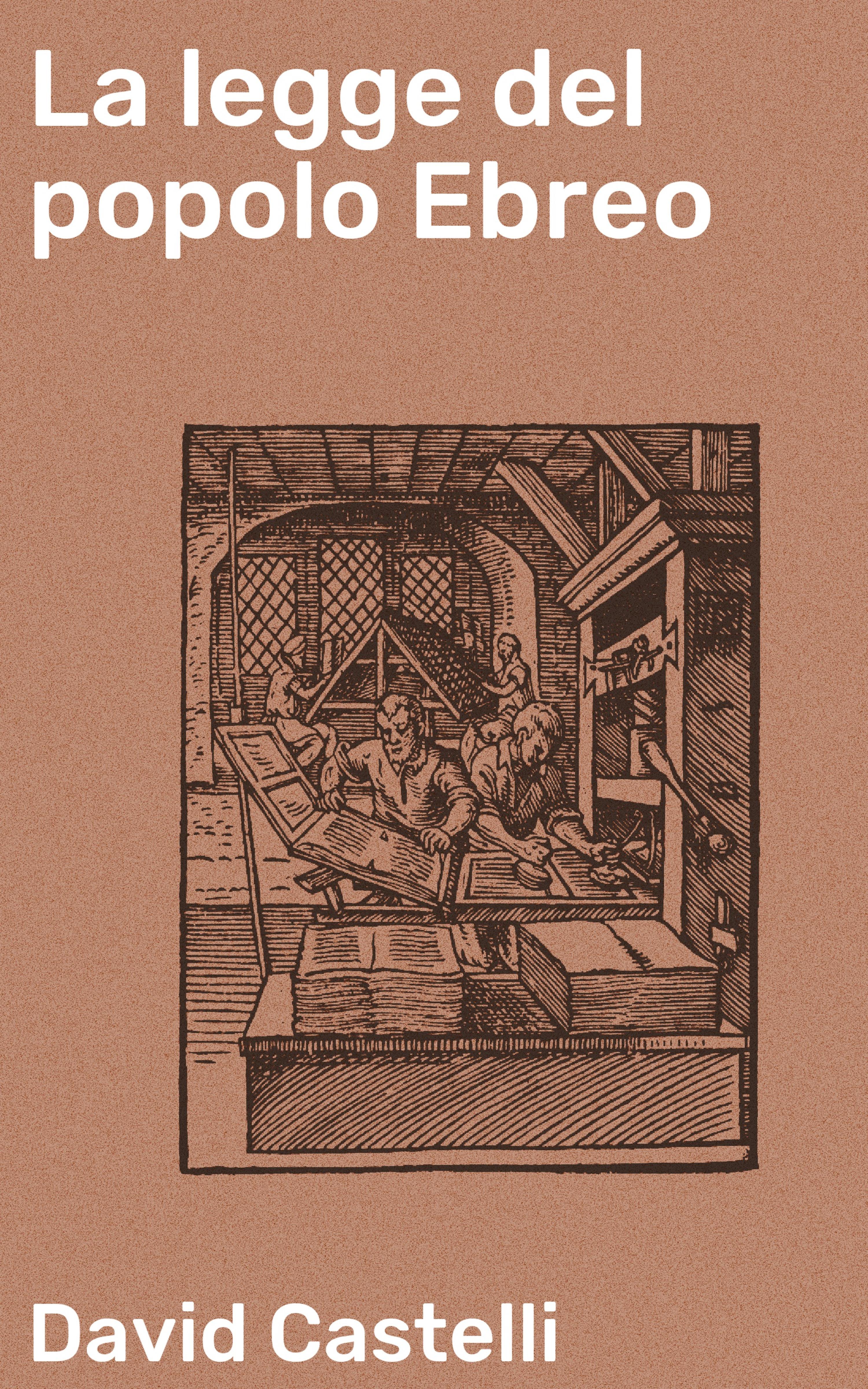 Обложка книги «La legge del popolo Ebreo»