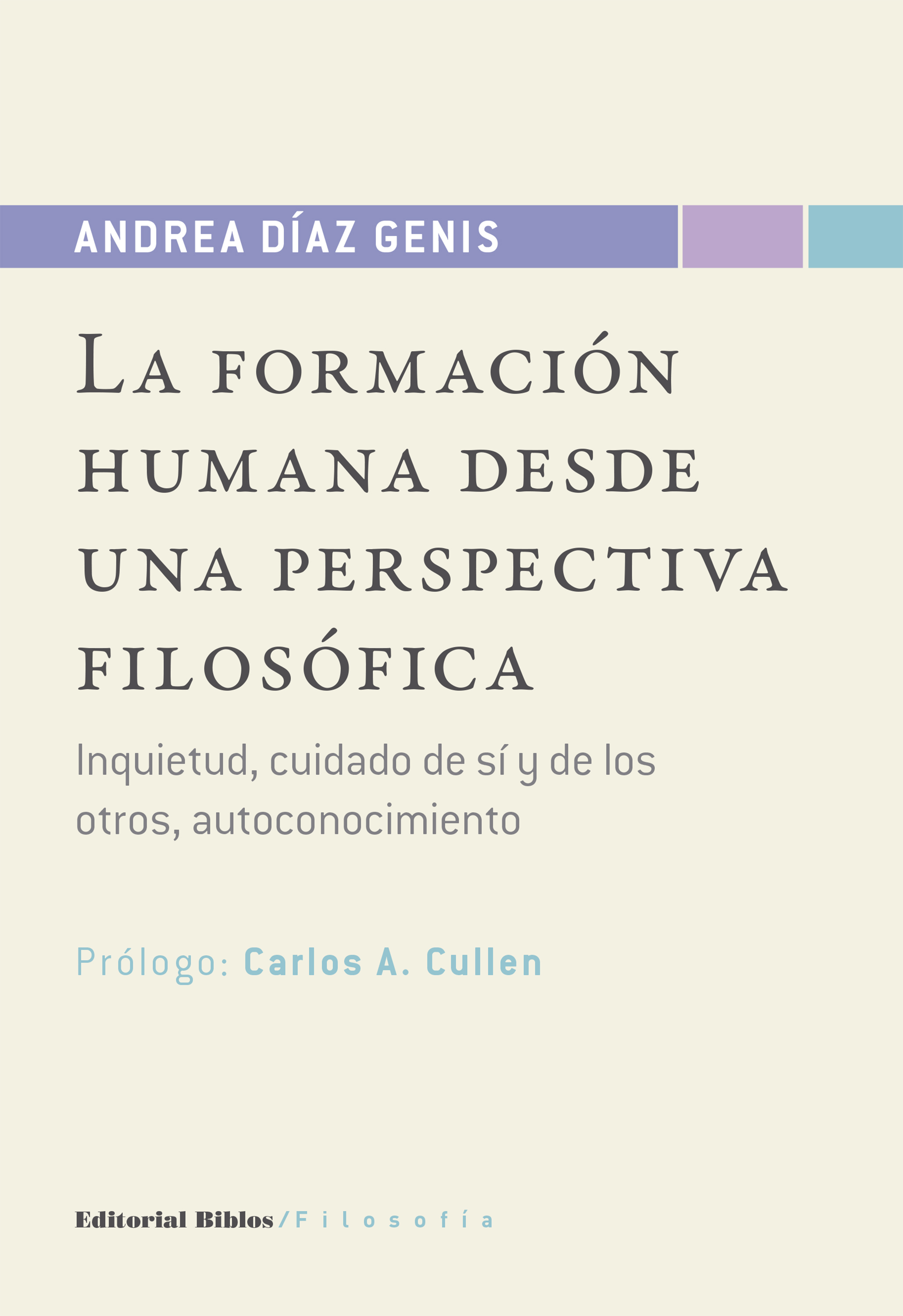 Обложка книги «La formación humana desde una perspectiva filosófica»