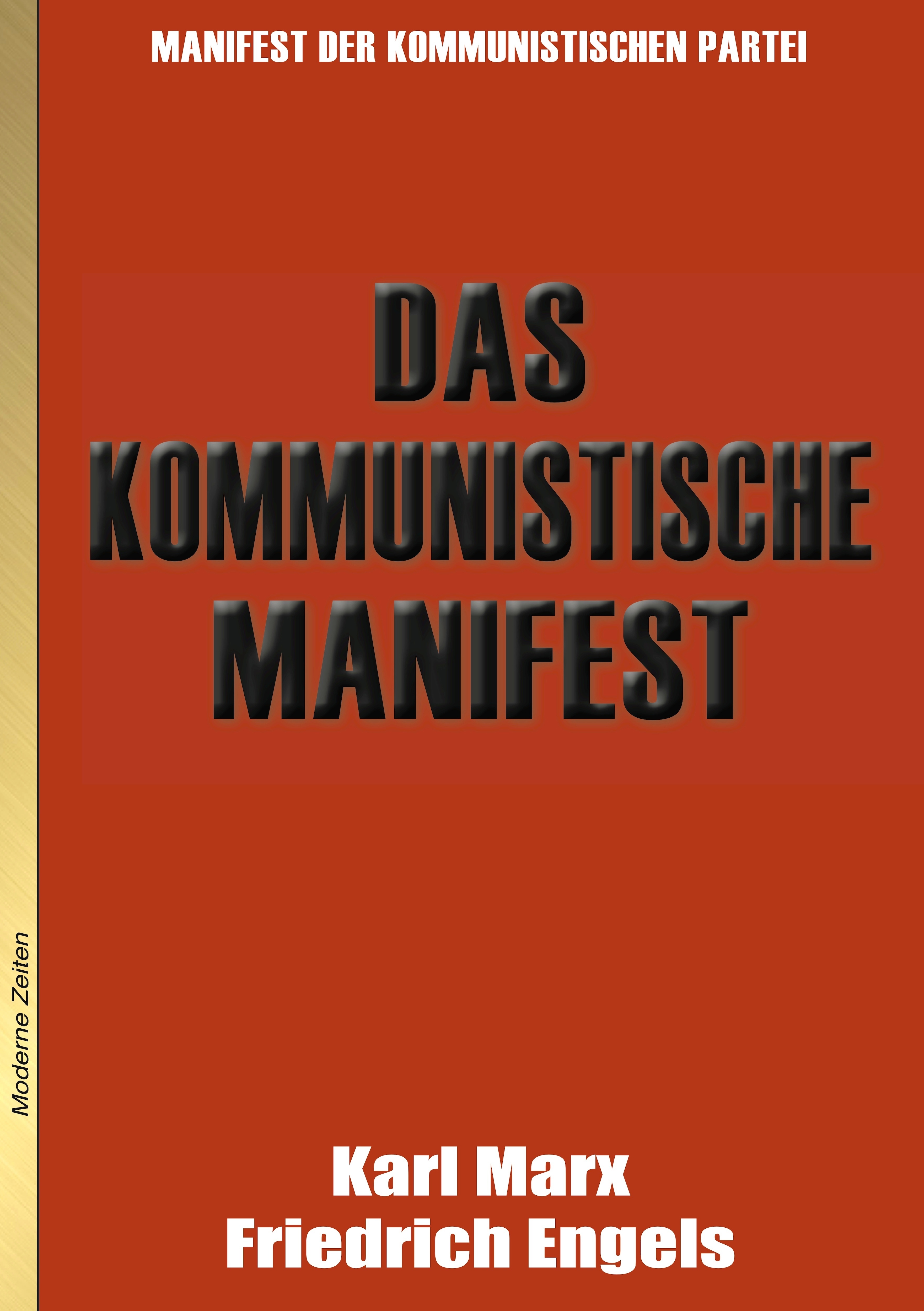 Обложка книги «Das Kommunistische Manifest»