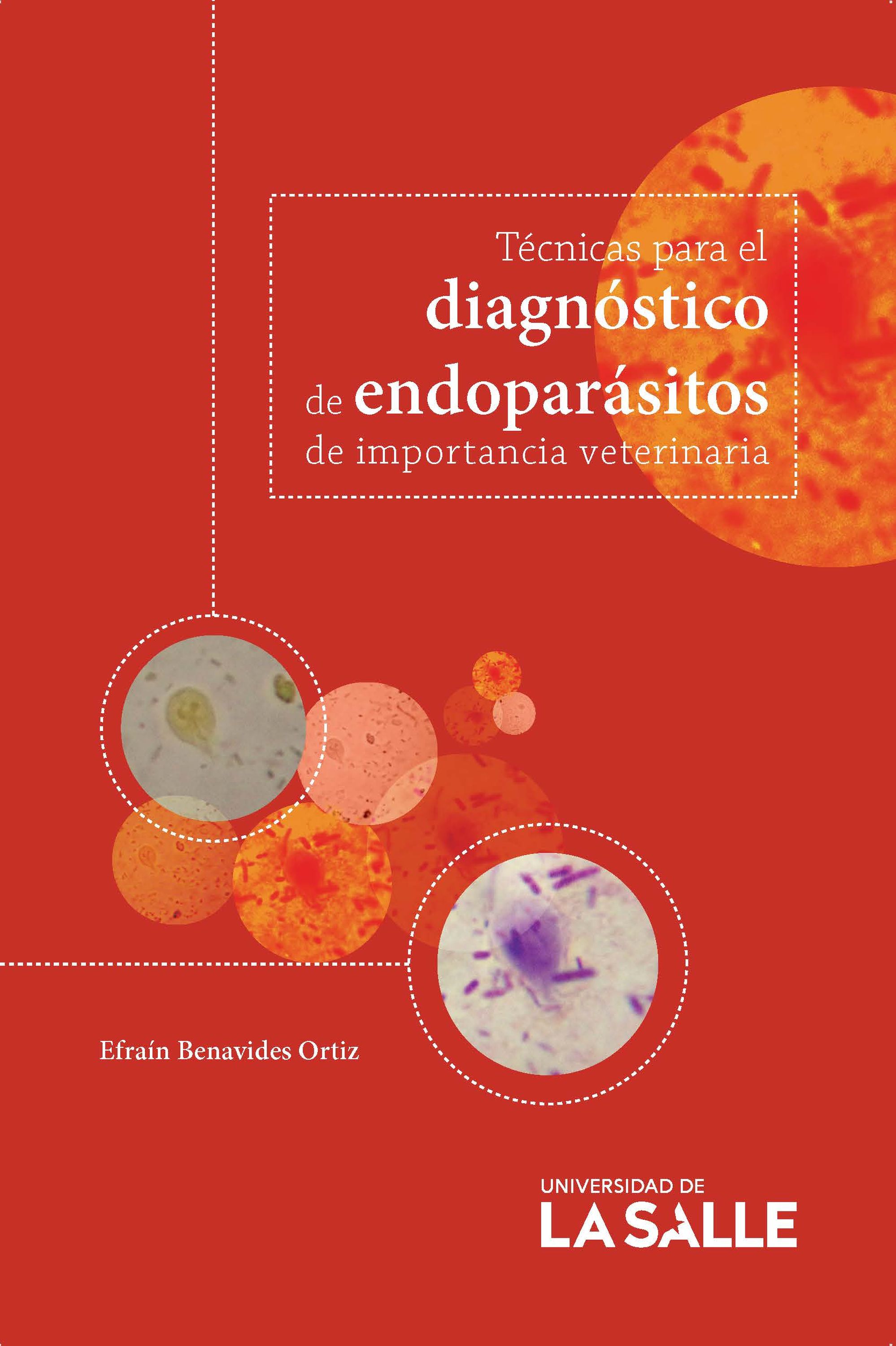 Обложка книги «Técnicas para el diagnóstico de endoparásitos de importancia veterinaria»