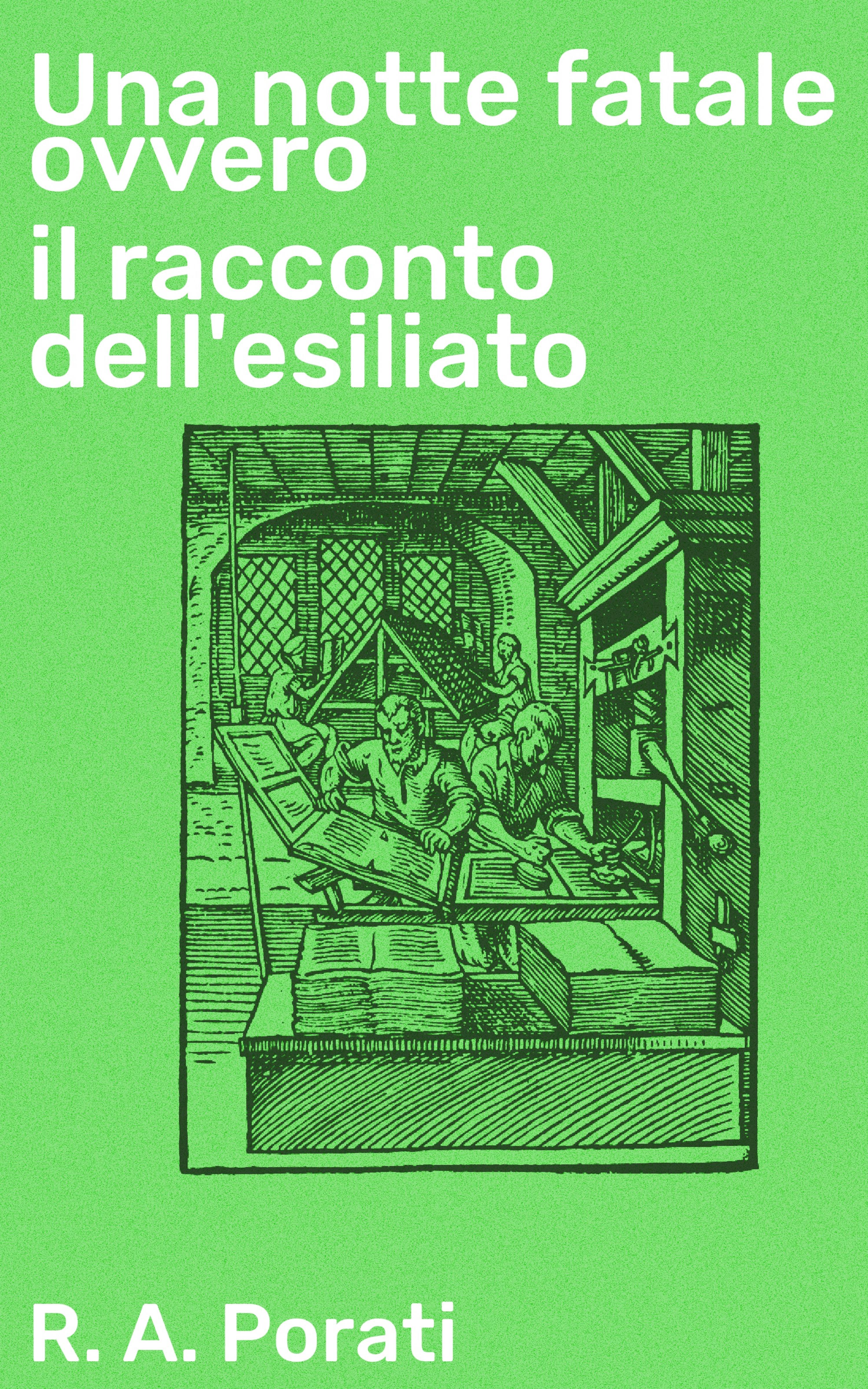 Обложка книги «Una notte fatale ovvero il racconto dell'esiliato»