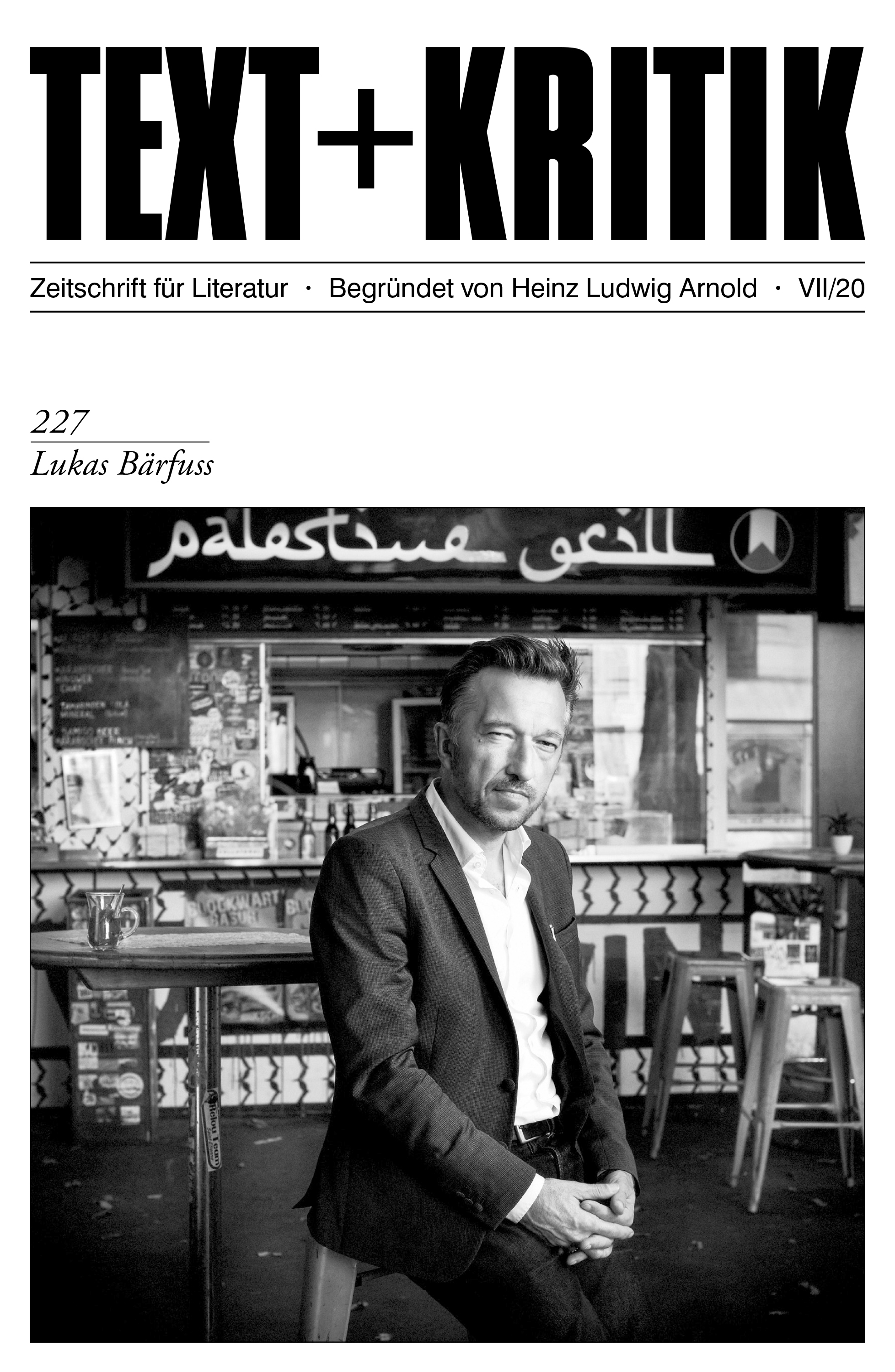 Обложка книги «TEXT + KRITIK 227 - Lukas Bärfuss»