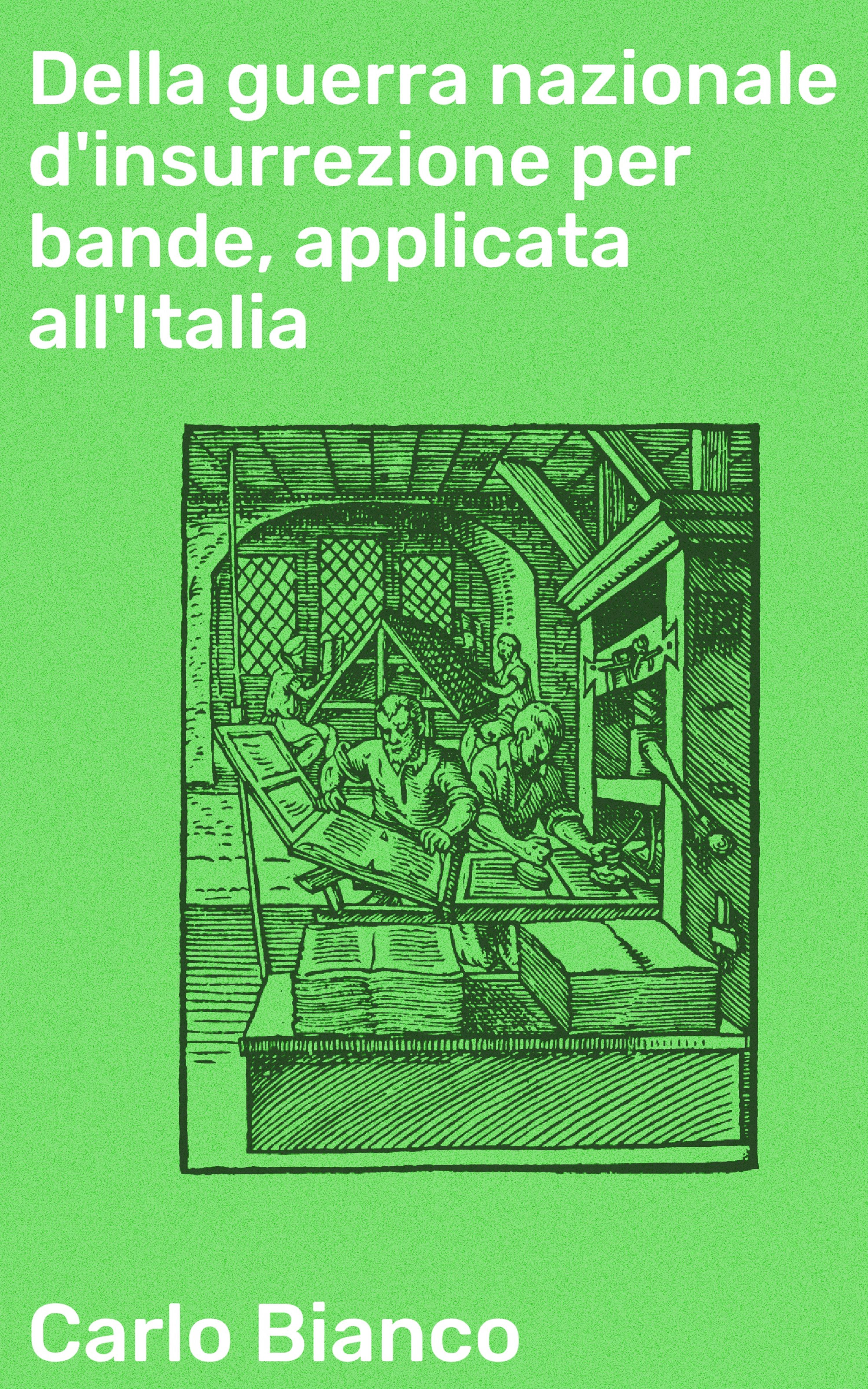 Обложка книги «Della guerra nazionale d'insurrezione per bande, applicata all'Italia»