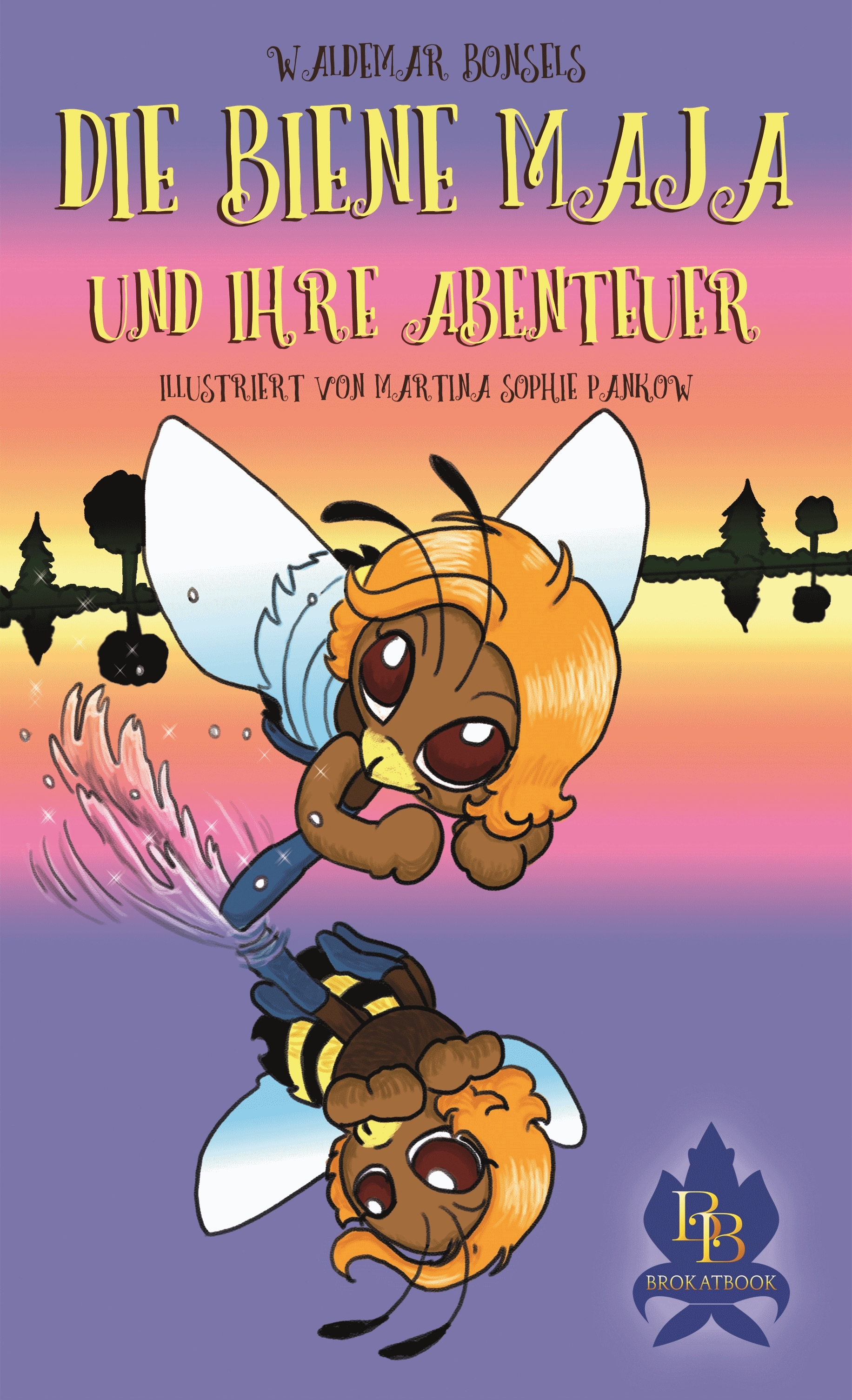 Обложка книги «Die Biene Maja und ihre Abenteuer»