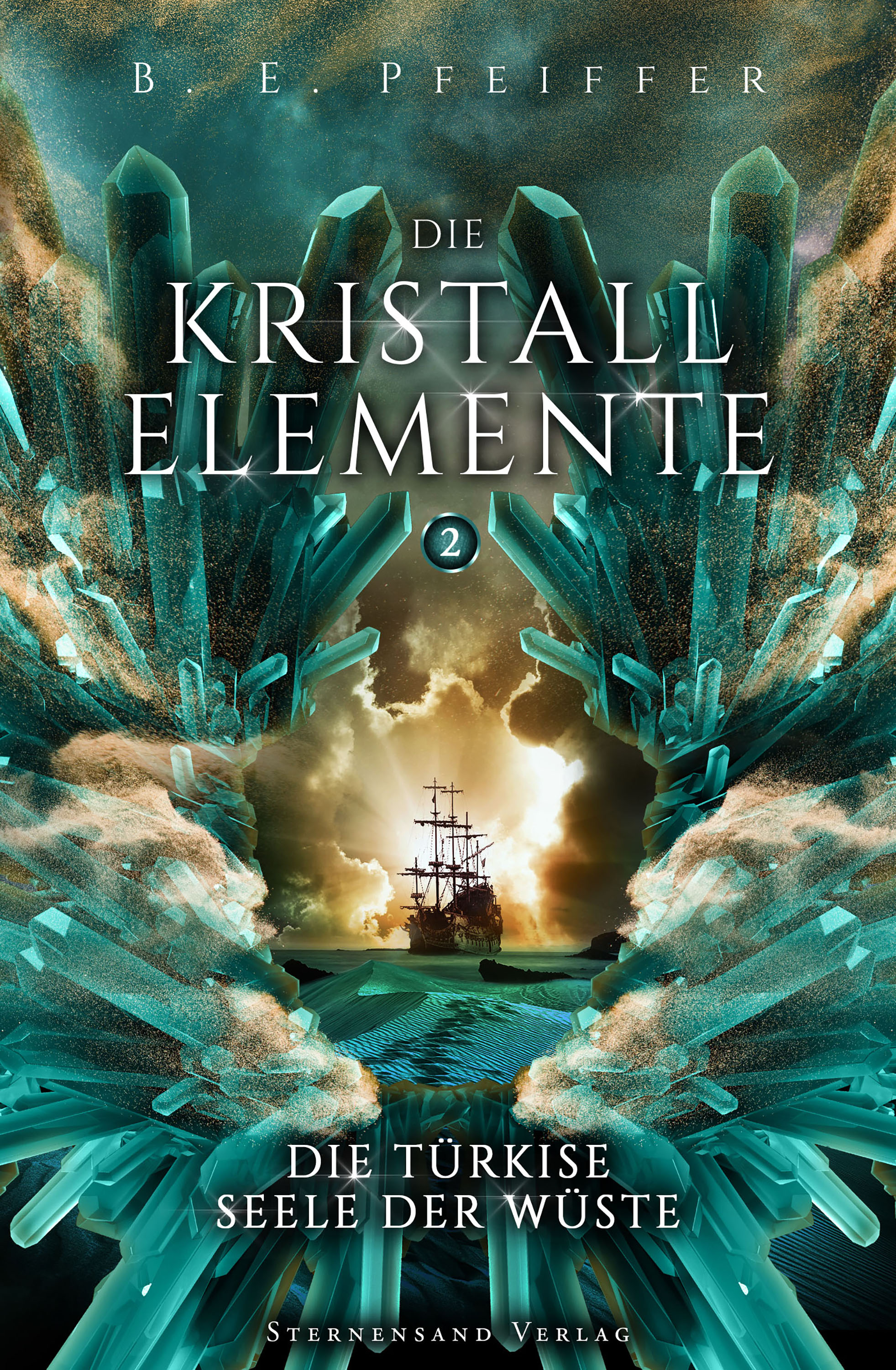 Обложка книги «Die Kristallelemente (Band 2): Die türkise Seele der Wüste»