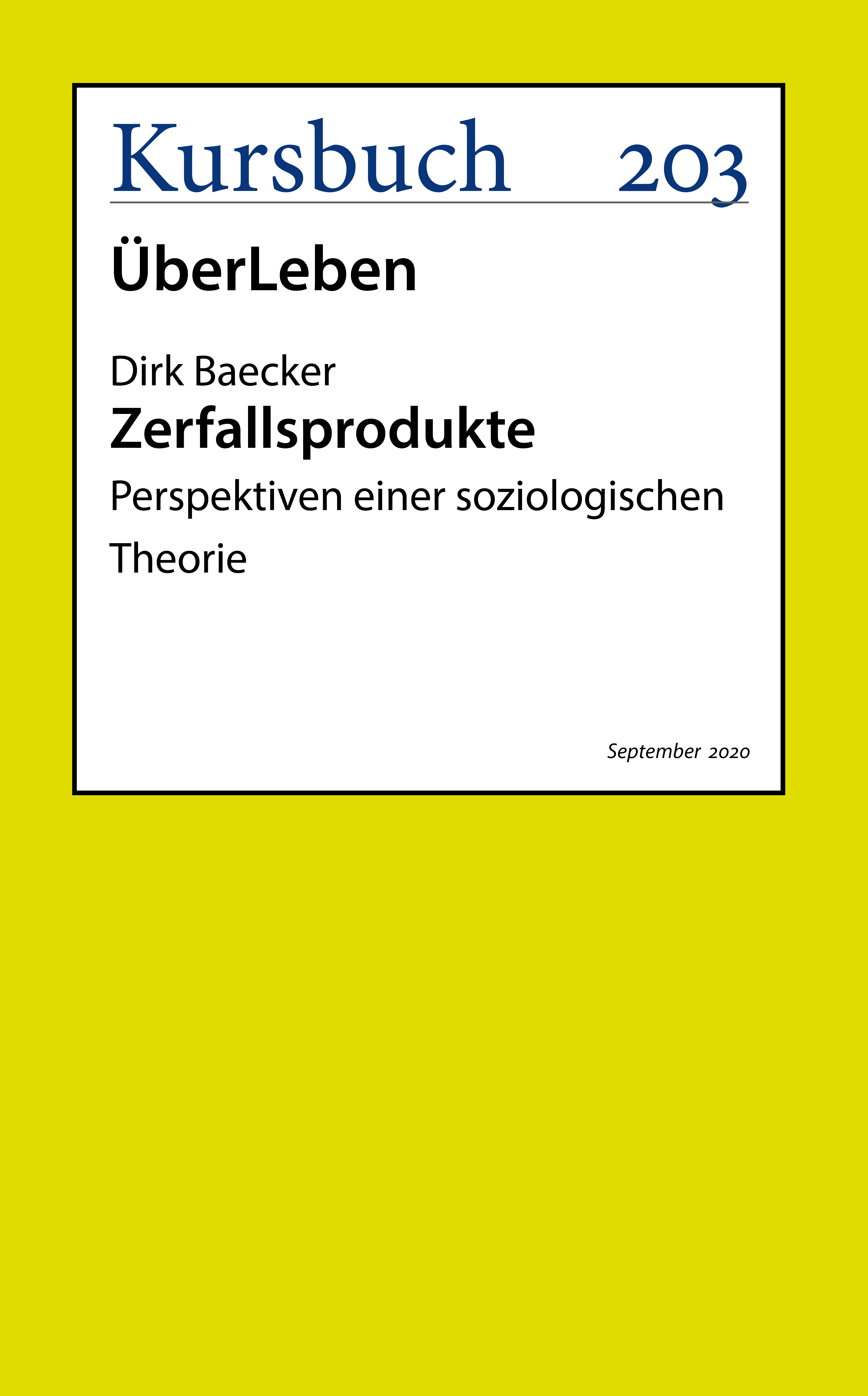 Обложка книги «Zerfallsprodukte»