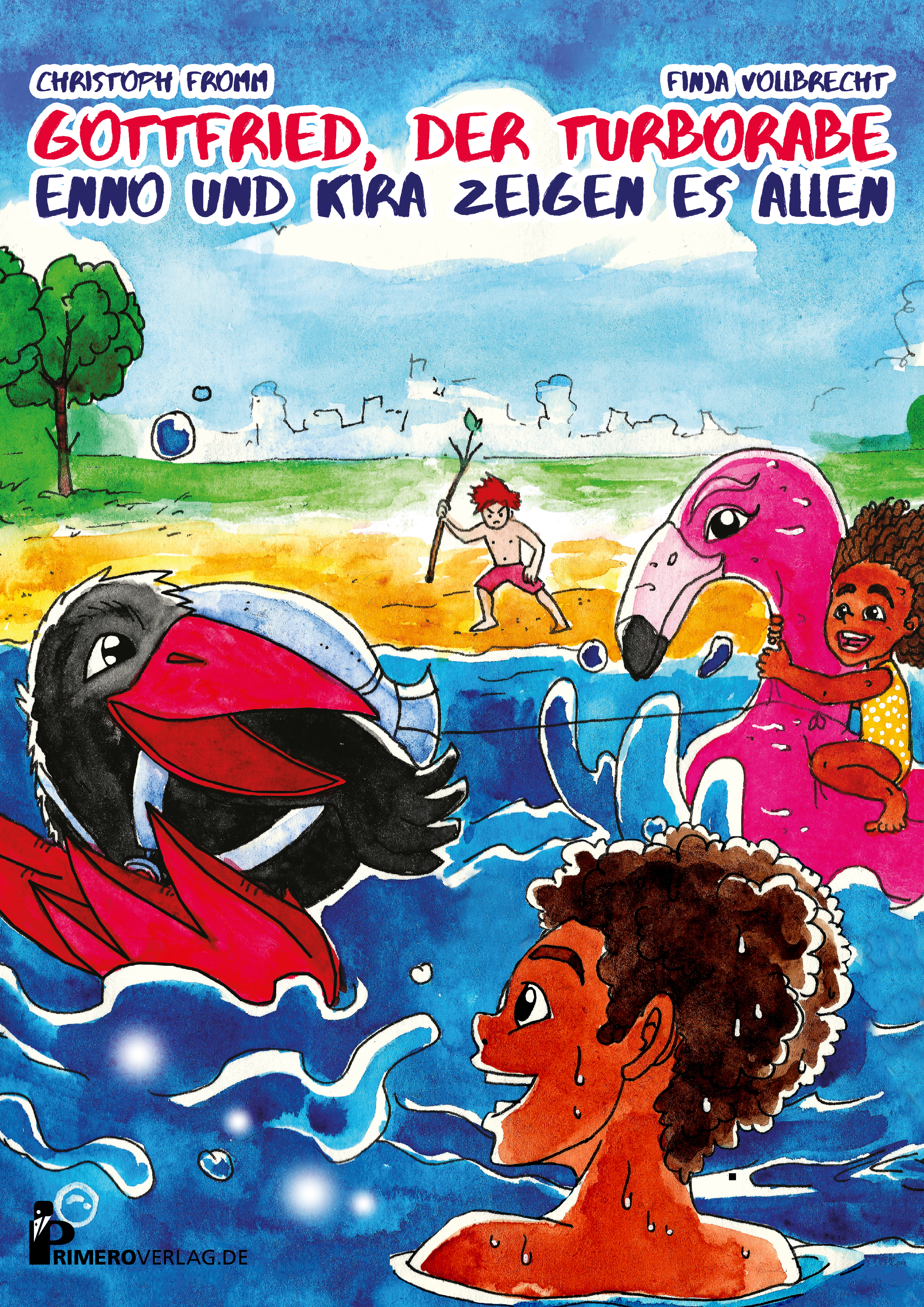 Обложка книги «Gottfried, der Turborabe – Enno und Kira zeigen es allen»