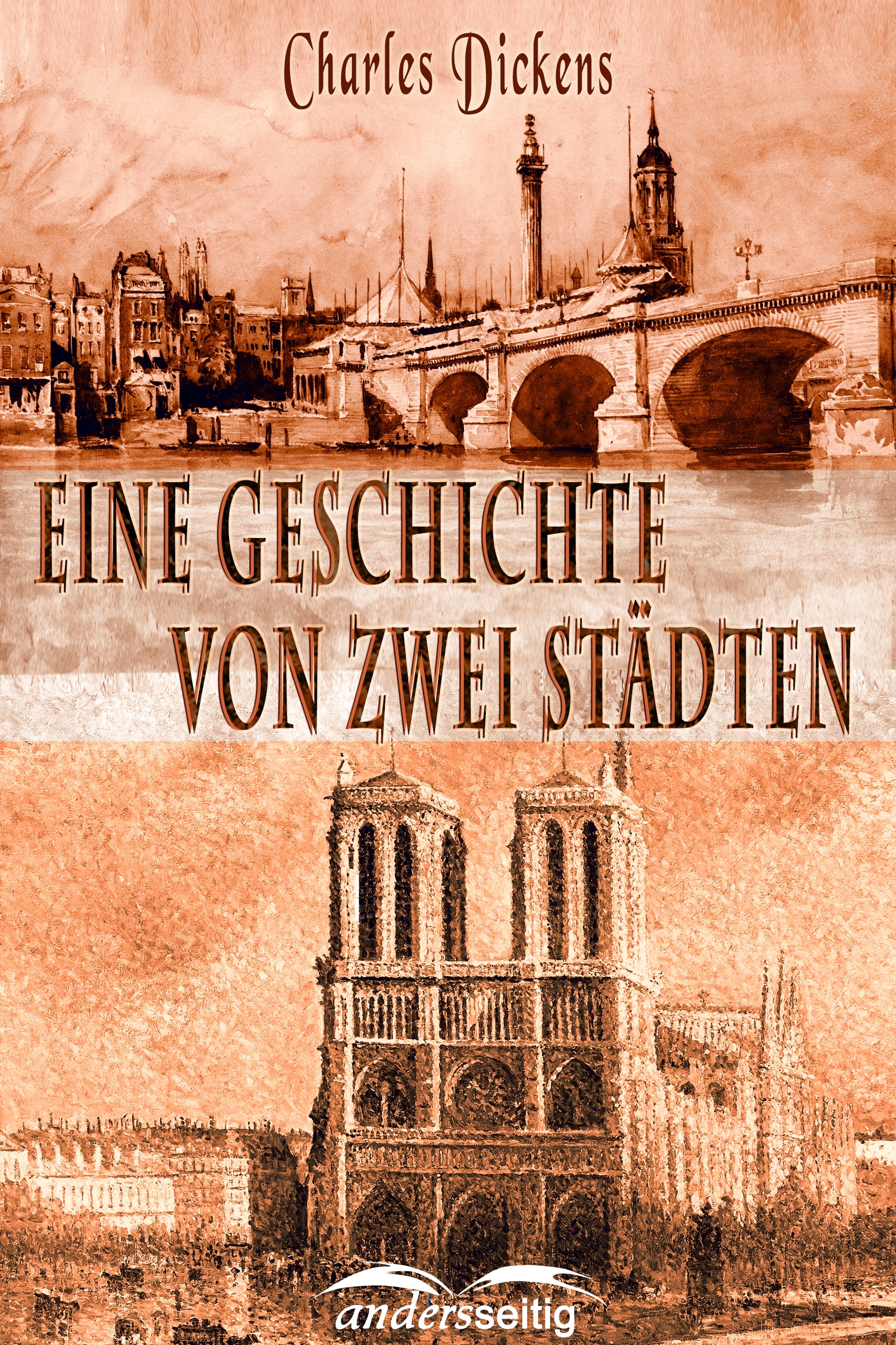 Обложка книги «Eine Geschichte von zwei Städten»