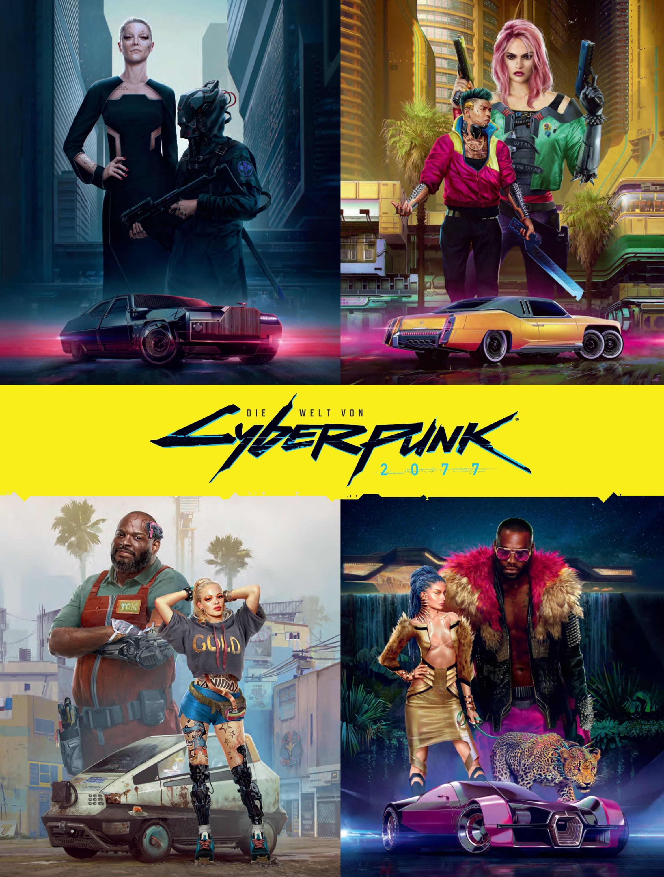 Обложка книги «Die Welt von Cyberpunk 2077»