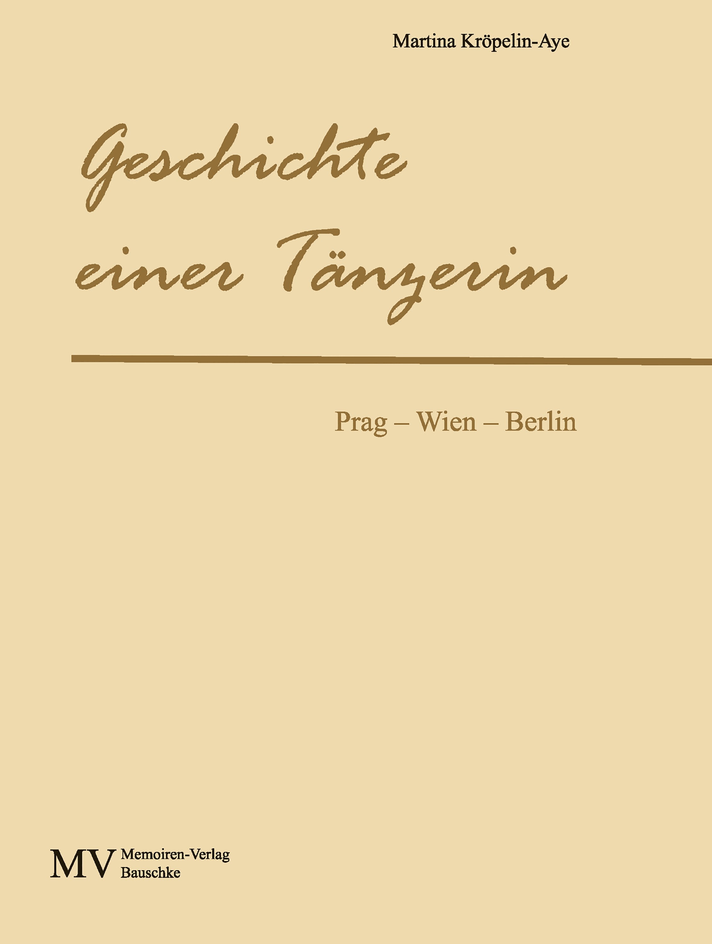 Обложка книги «Geschichte einer Tänzerin»