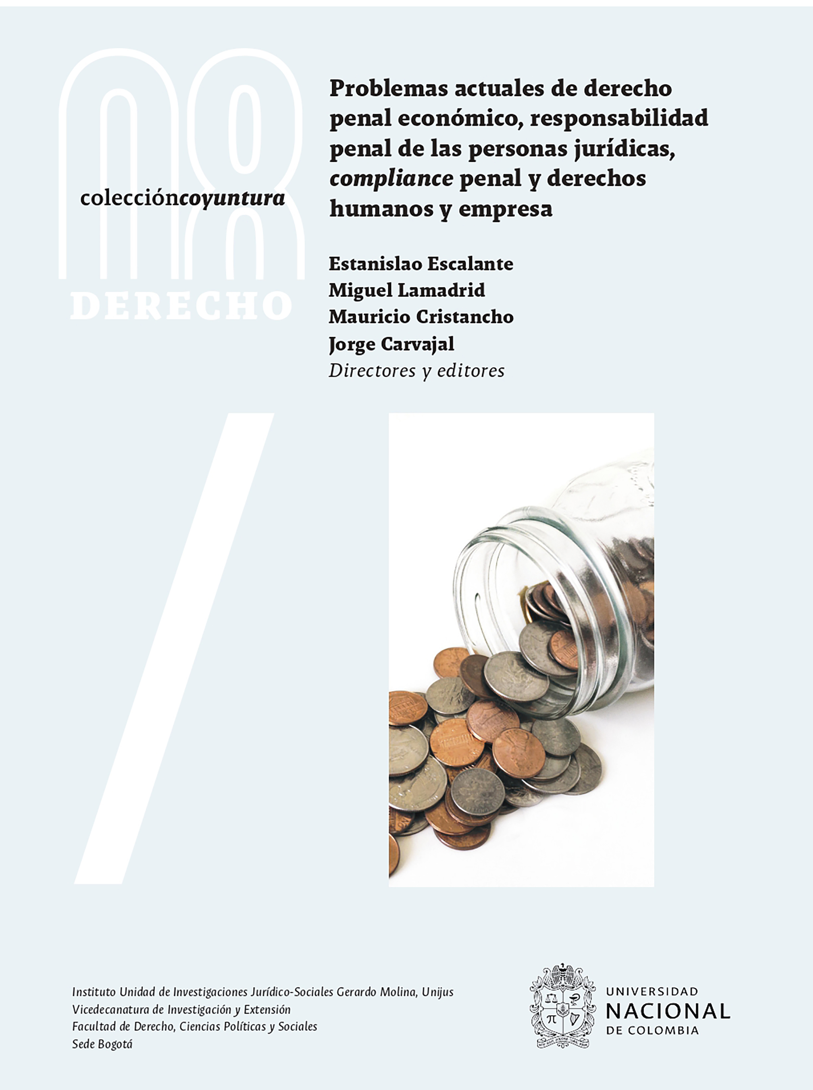 Обложка книги «Problemas actuales de derecho penal económico, responsabilidad penal de las personas jurídicas, compliance penal y derechos humanos y empresa»