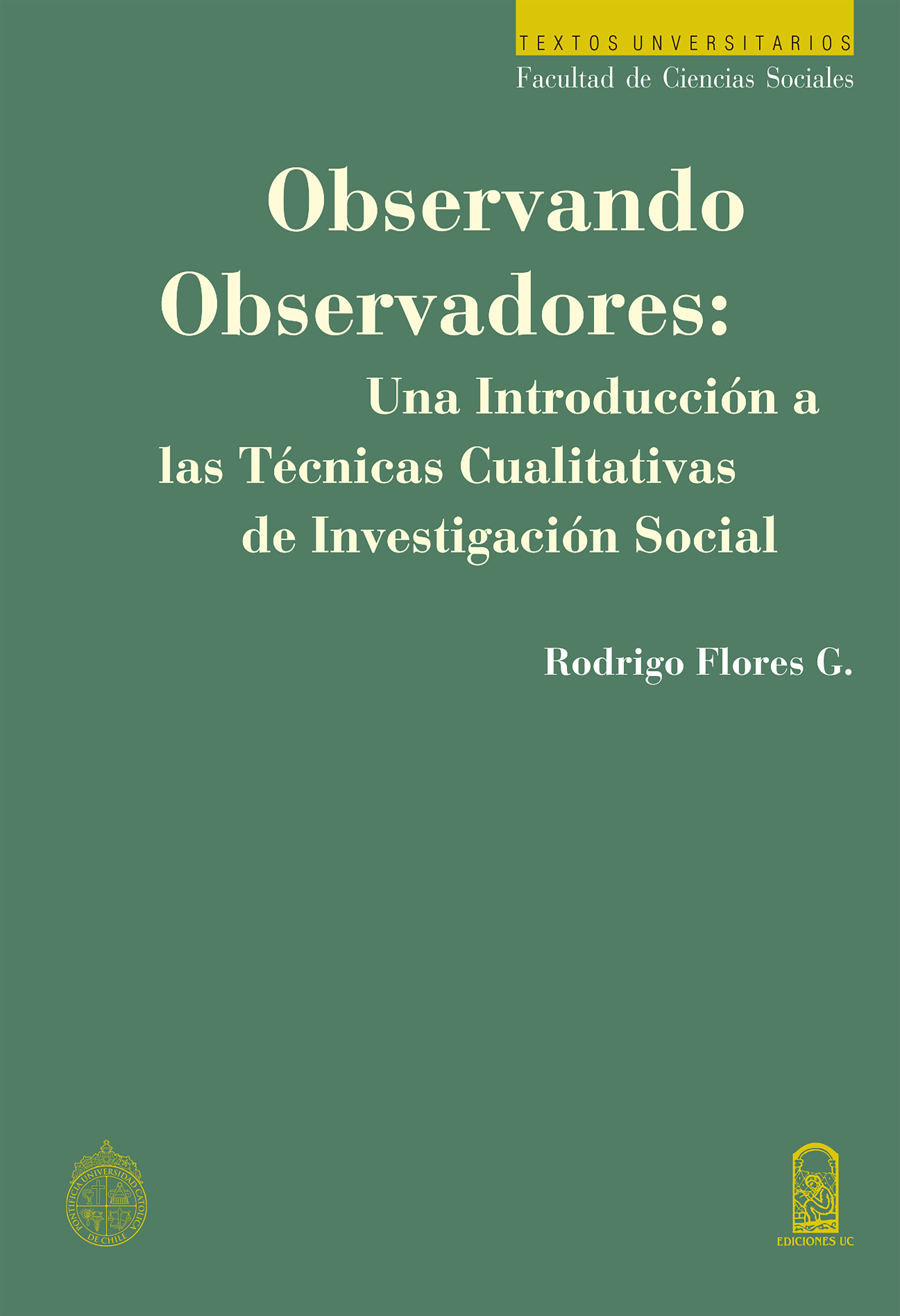 Обложка книги «Observando observadores»