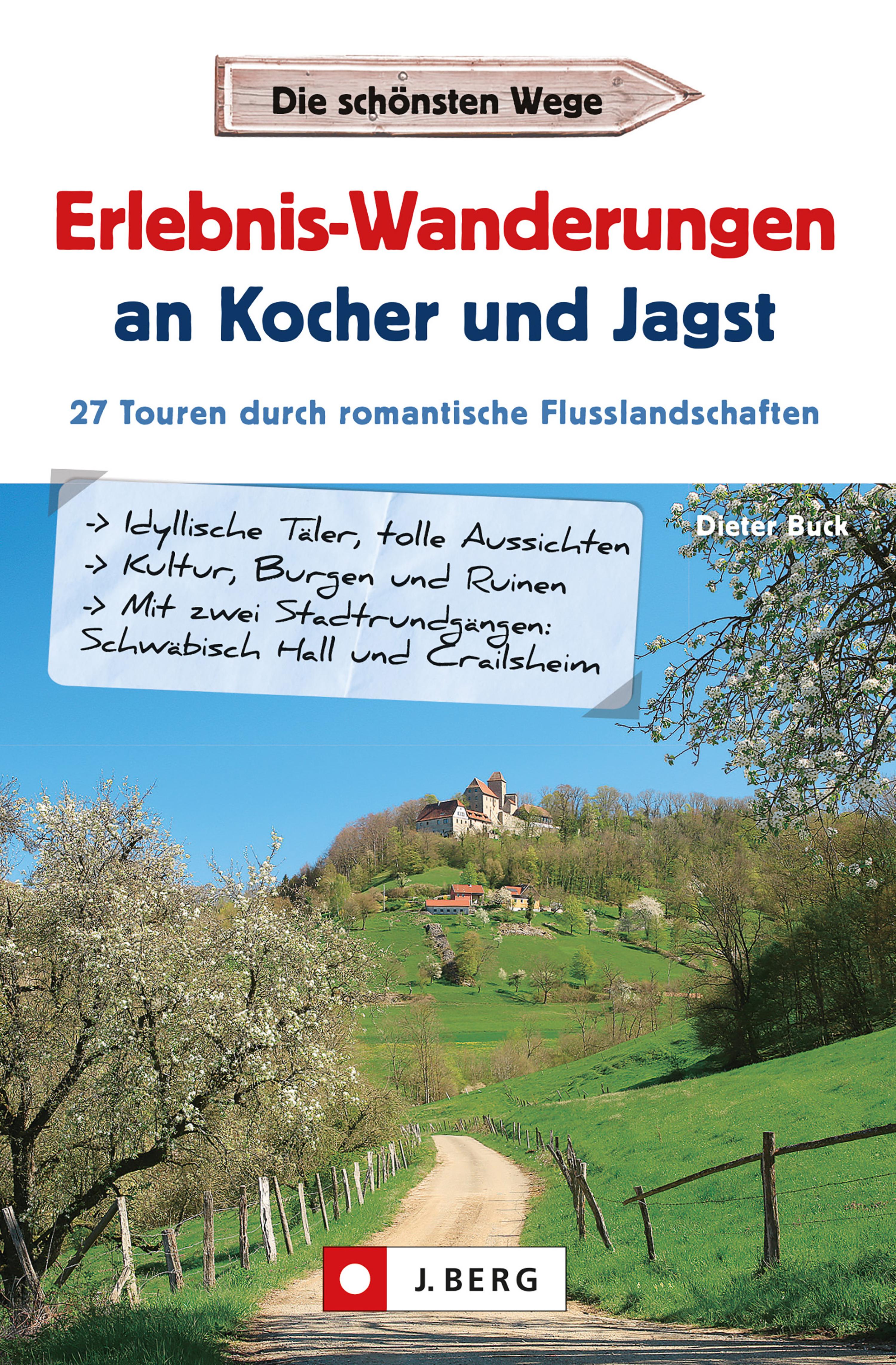 Обложка книги «Erlebnis-Wanderungen an Kocher und Jagst»