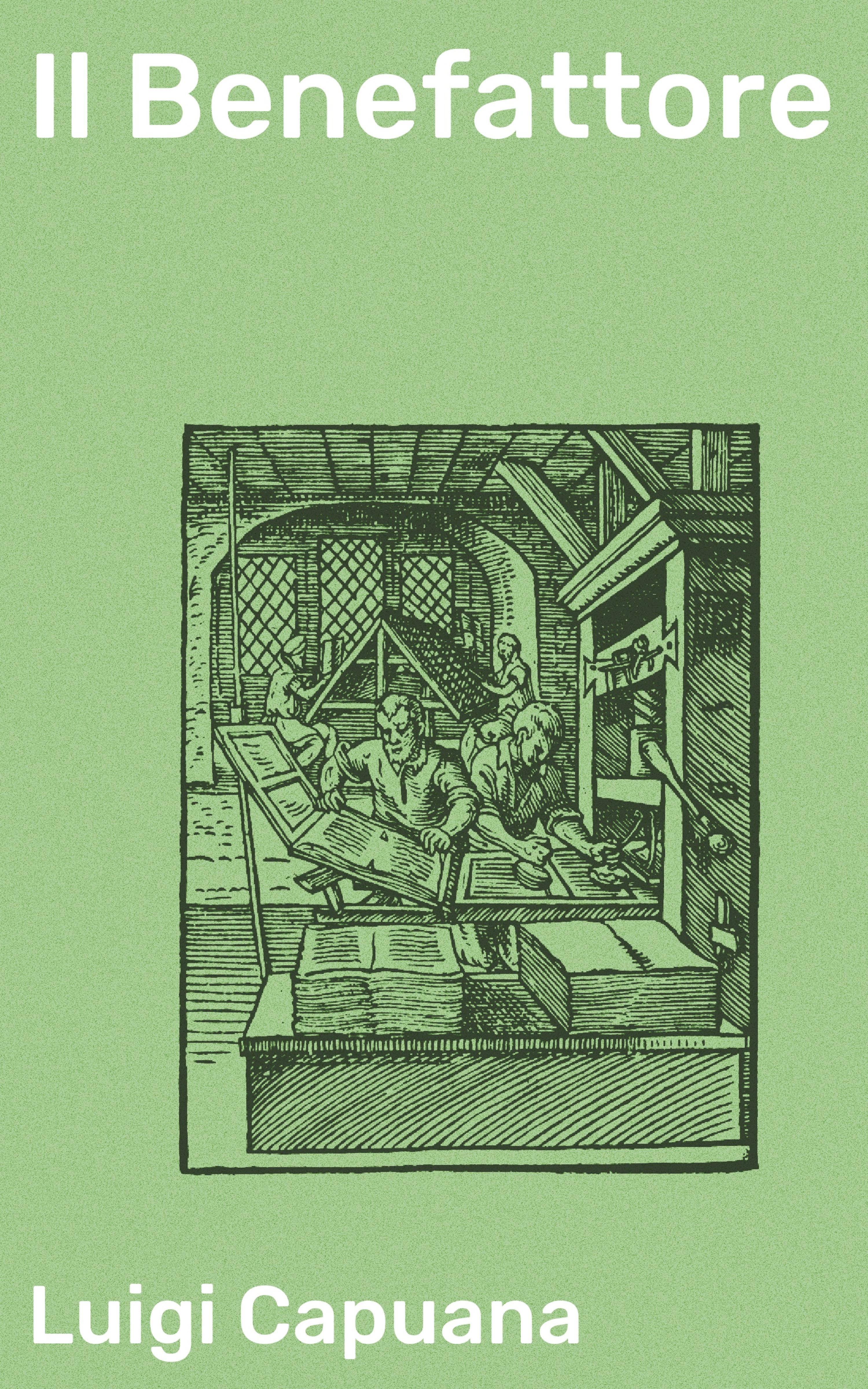 Обложка книги «Il Benefattore»