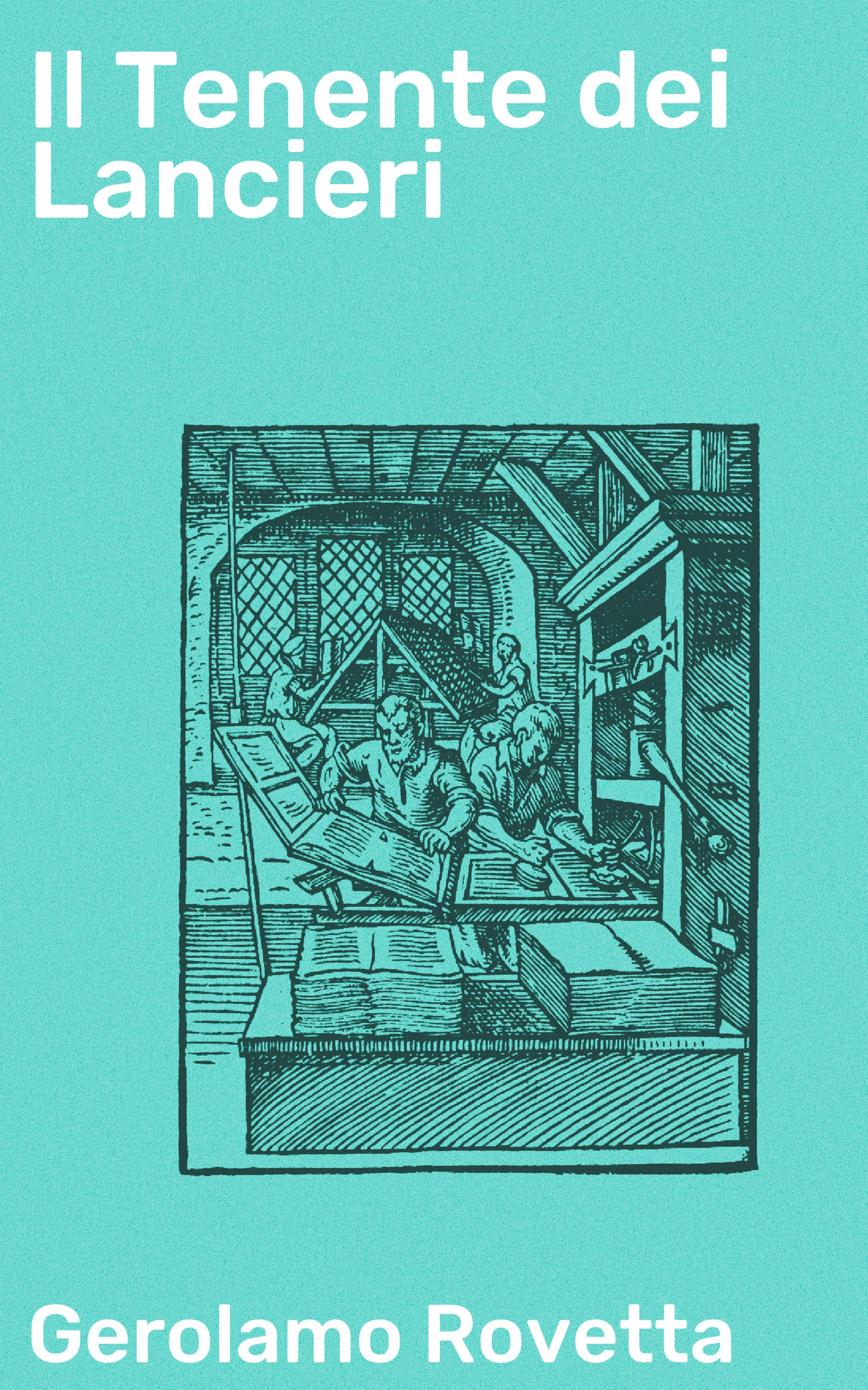 Обложка книги «Il Tenente dei Lancieri»