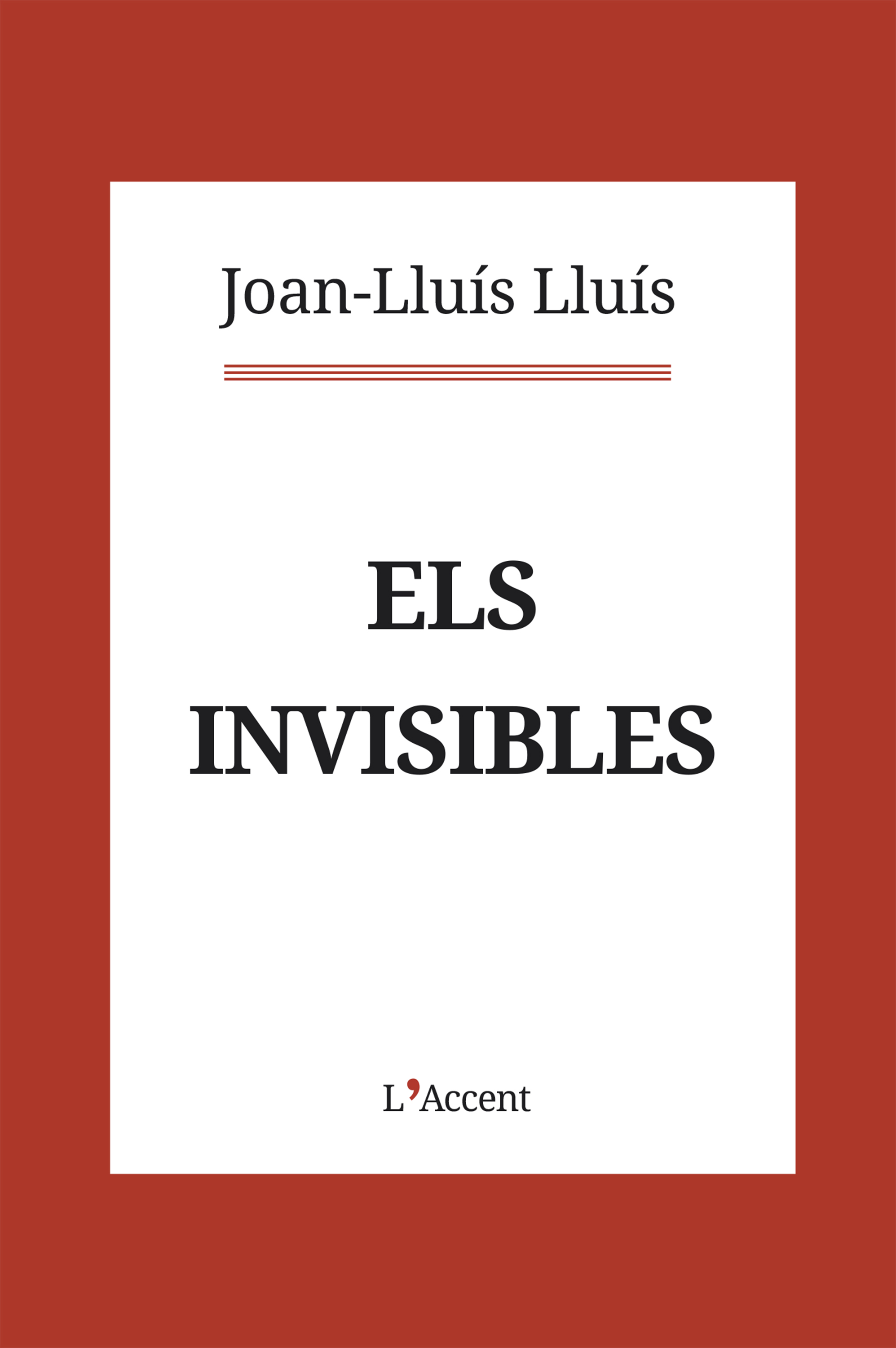 Обложка книги «Els invisibles»