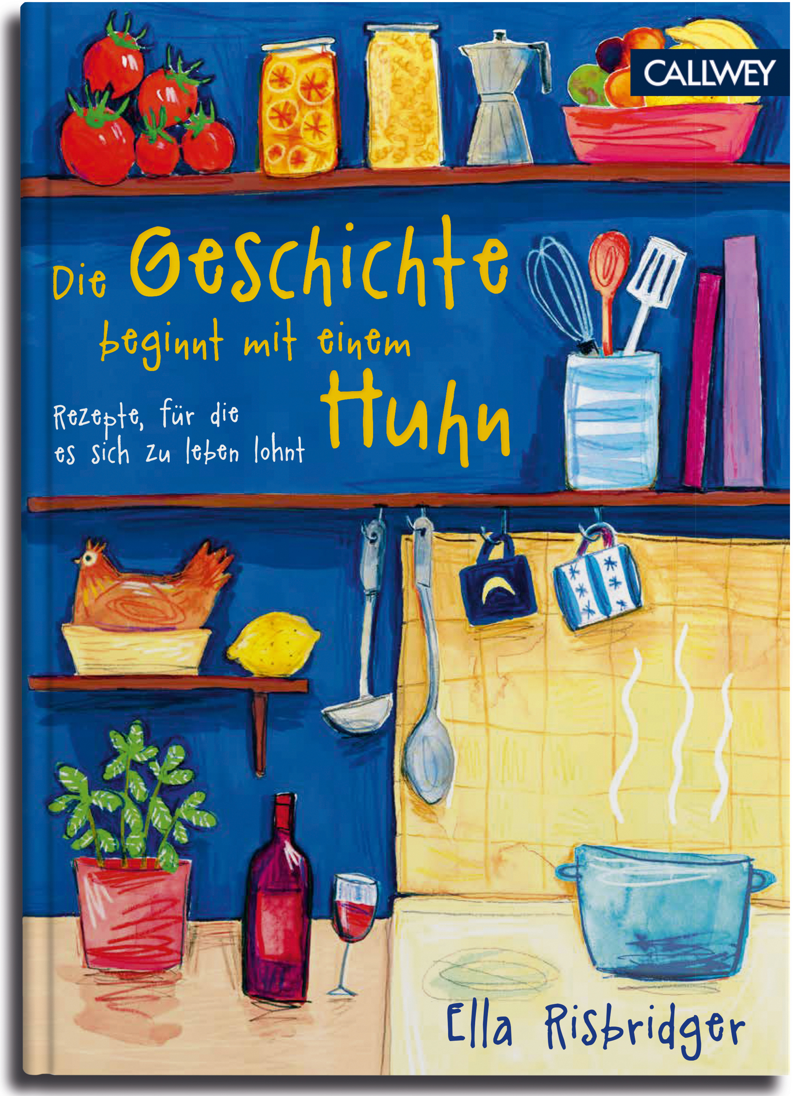 Обложка книги «Die Geschichte beginnt mit einem Huhn»