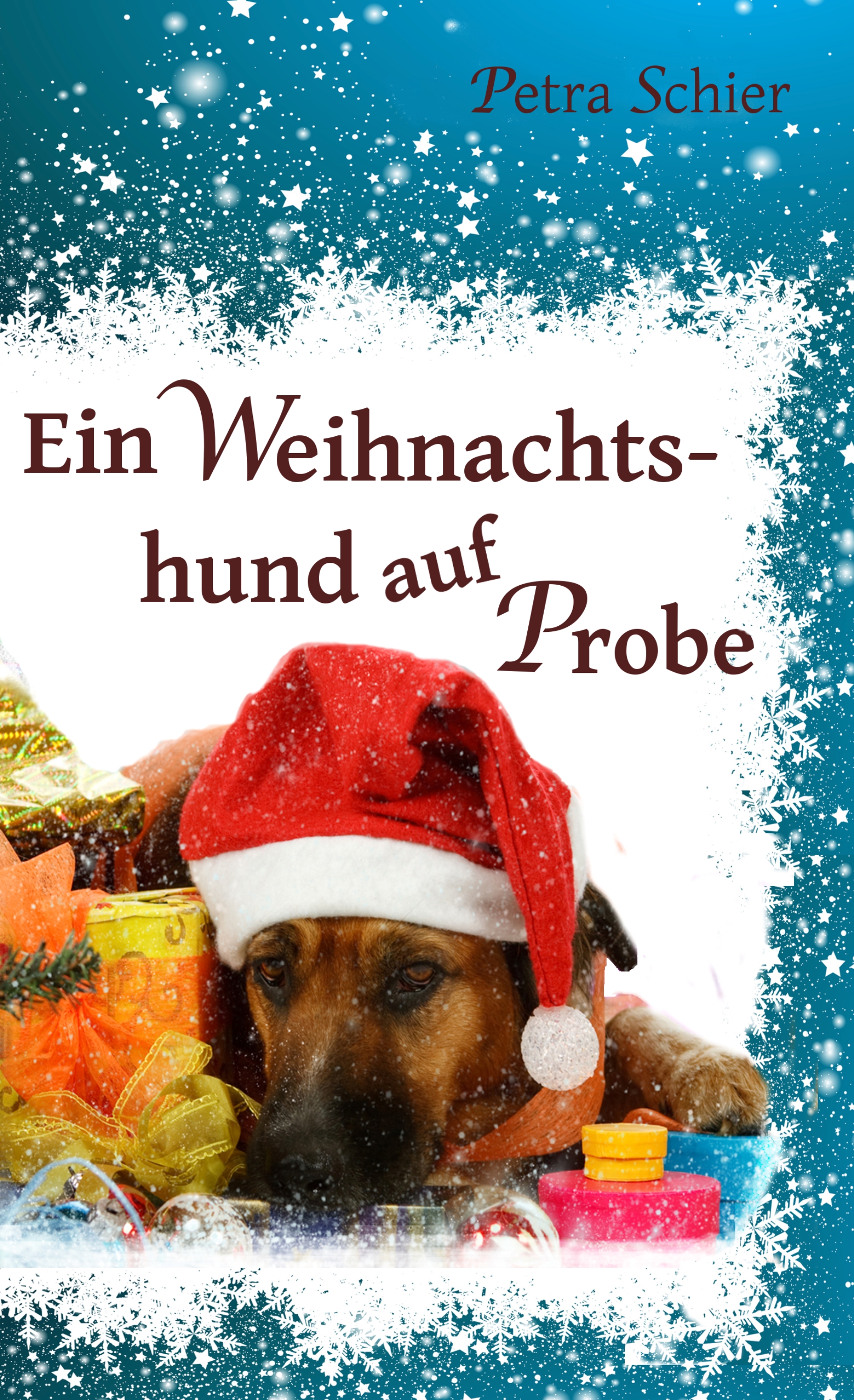 Обложка книги «Ein Weihnachtshund auf Probe»