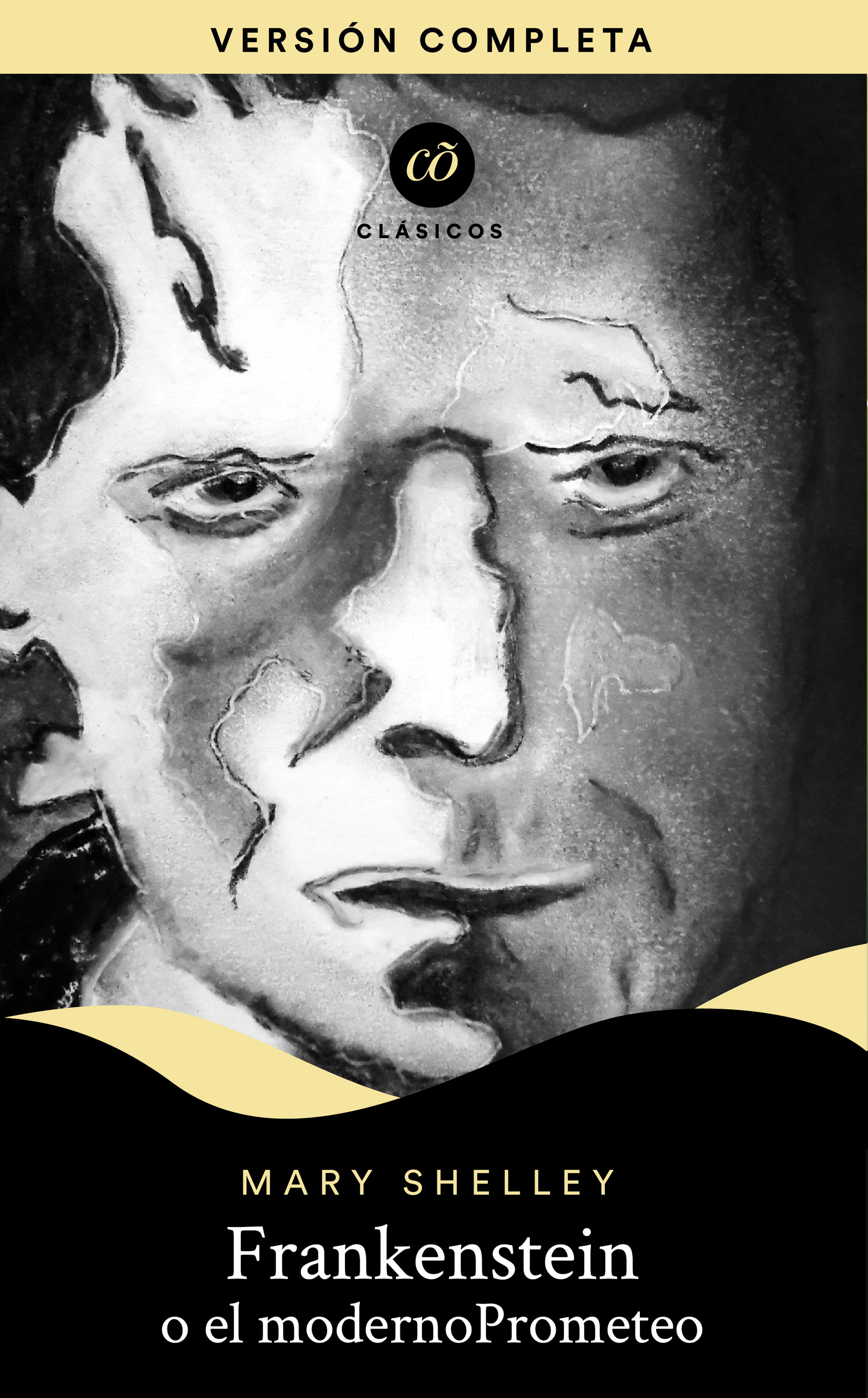 Обложка книги «Frankenstein o El moderno Prometeo»