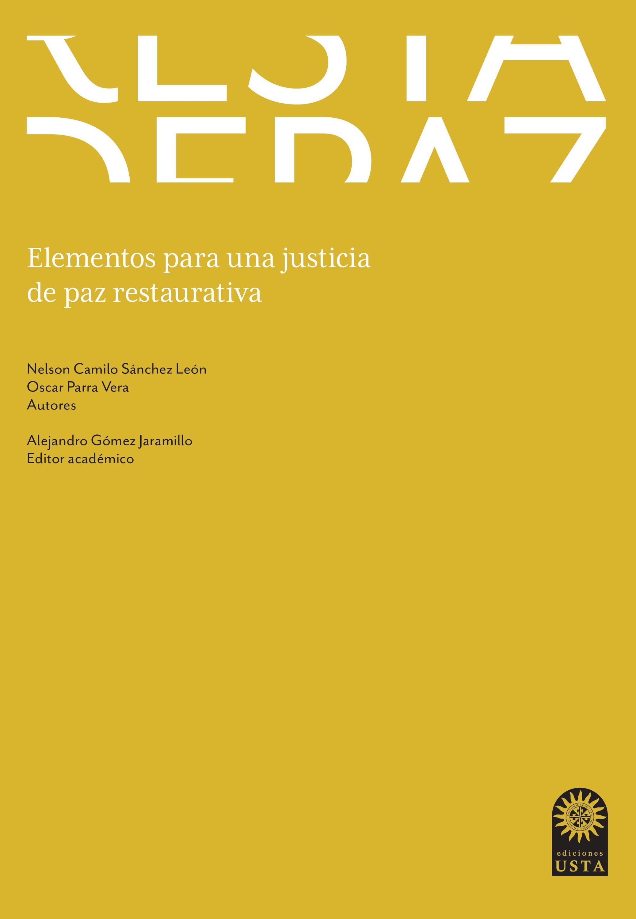 Обложка книги «Elementos para una justicia de paz restaurativa»