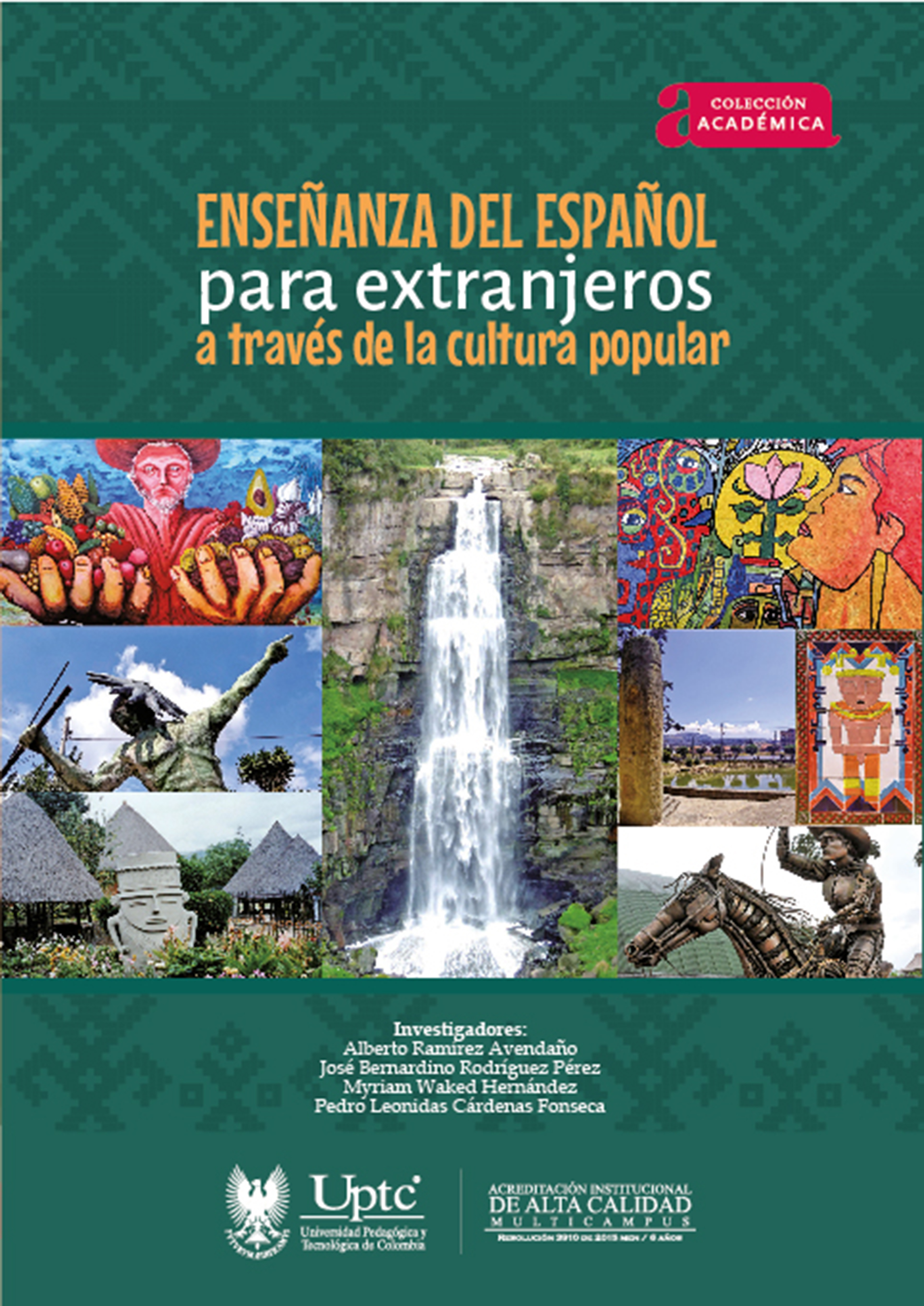 Обложка книги «Enseñanza del español para extranjeros a través de la cultura popular»