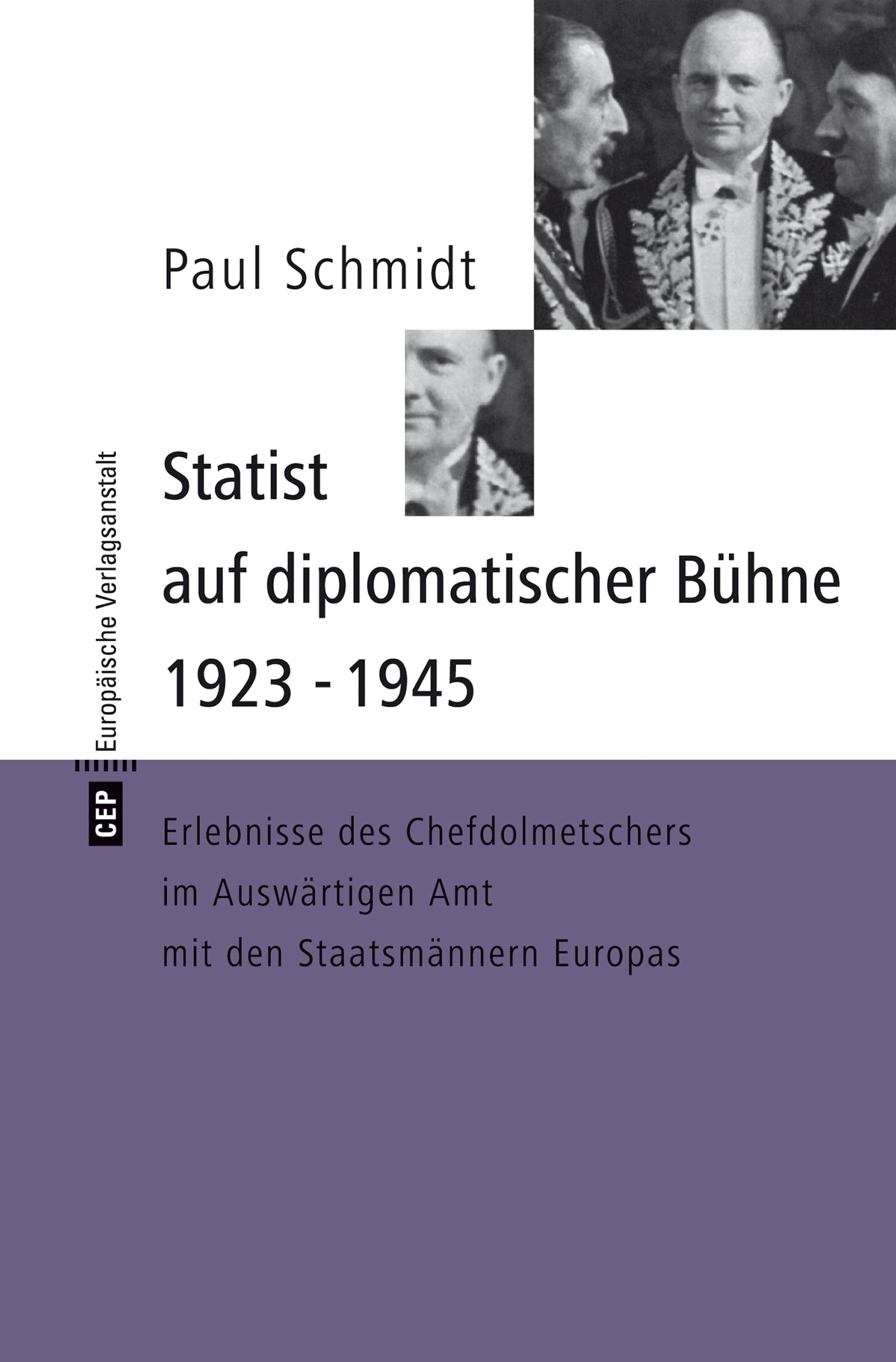 Обложка книги «Statist auf diplomatischer Bühne 1923-1945»