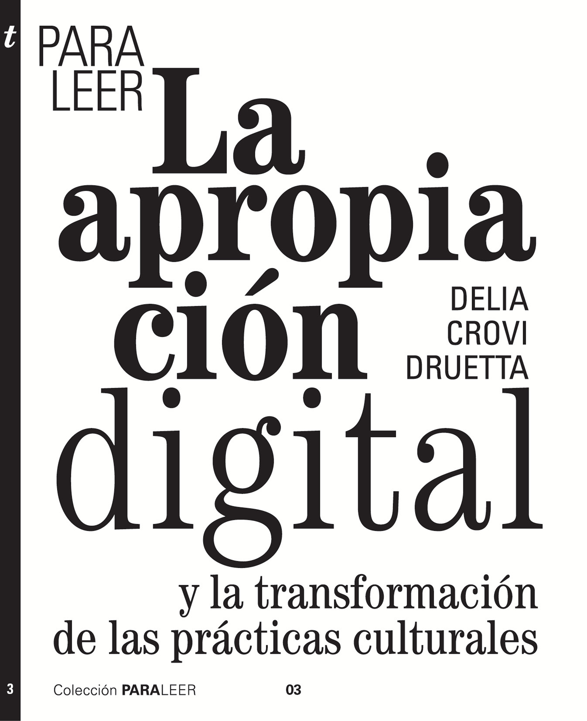 Обложка книги «Para leer la apropiación digital»